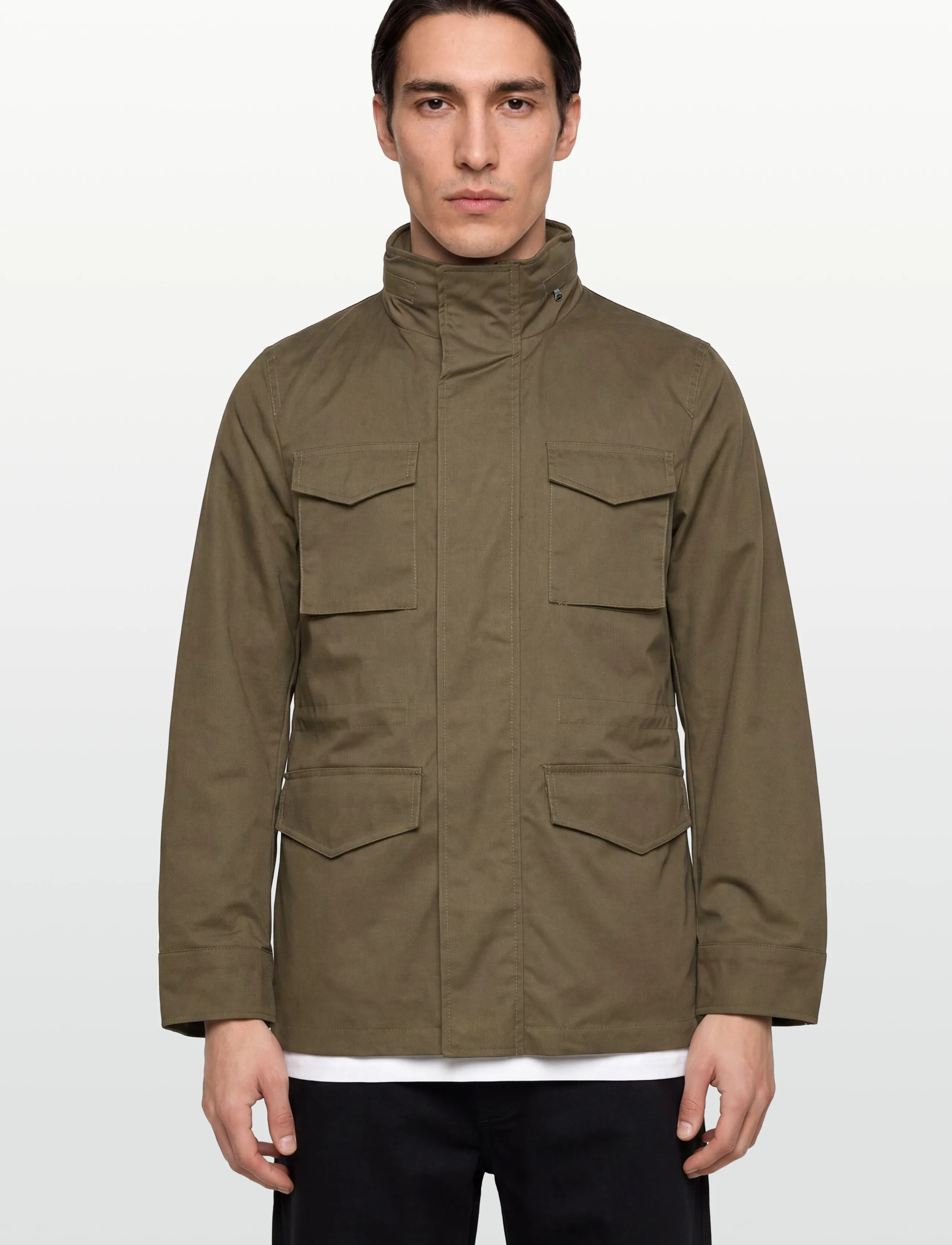 Oscar Jacobson - M-65 Field Jacket - Õhukesed jakid - khaki brown green - 4
