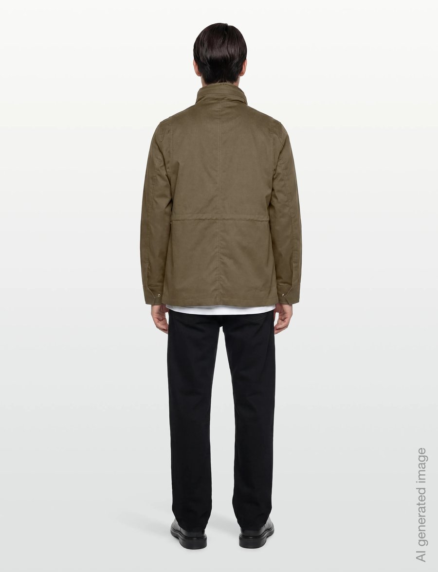 Oscar Jacobson - M-65 Field Jacket - vindjakker - khaki brown green - 5