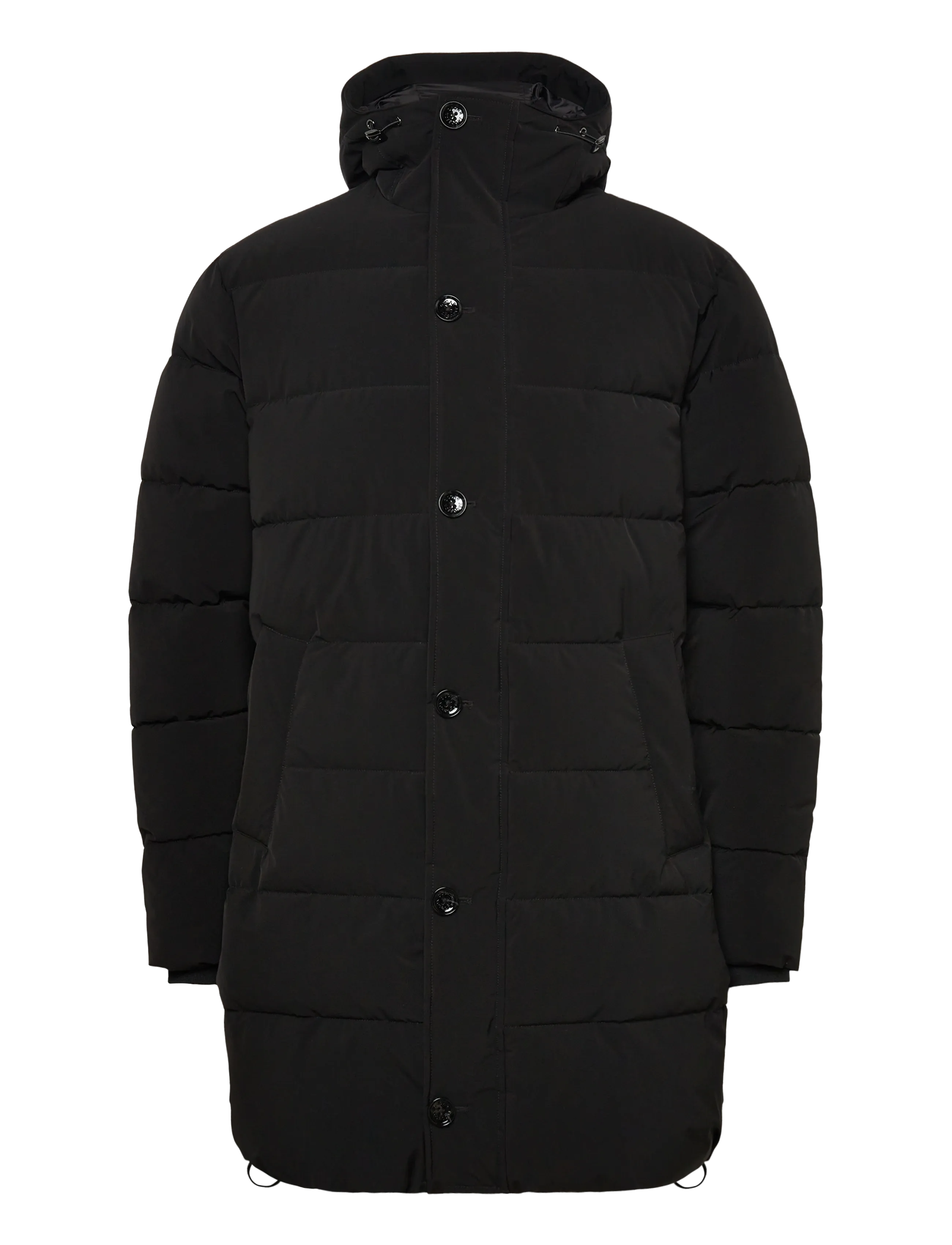 Oscar Jacobson Padded Parkas - Overtøj - BLACK / black
