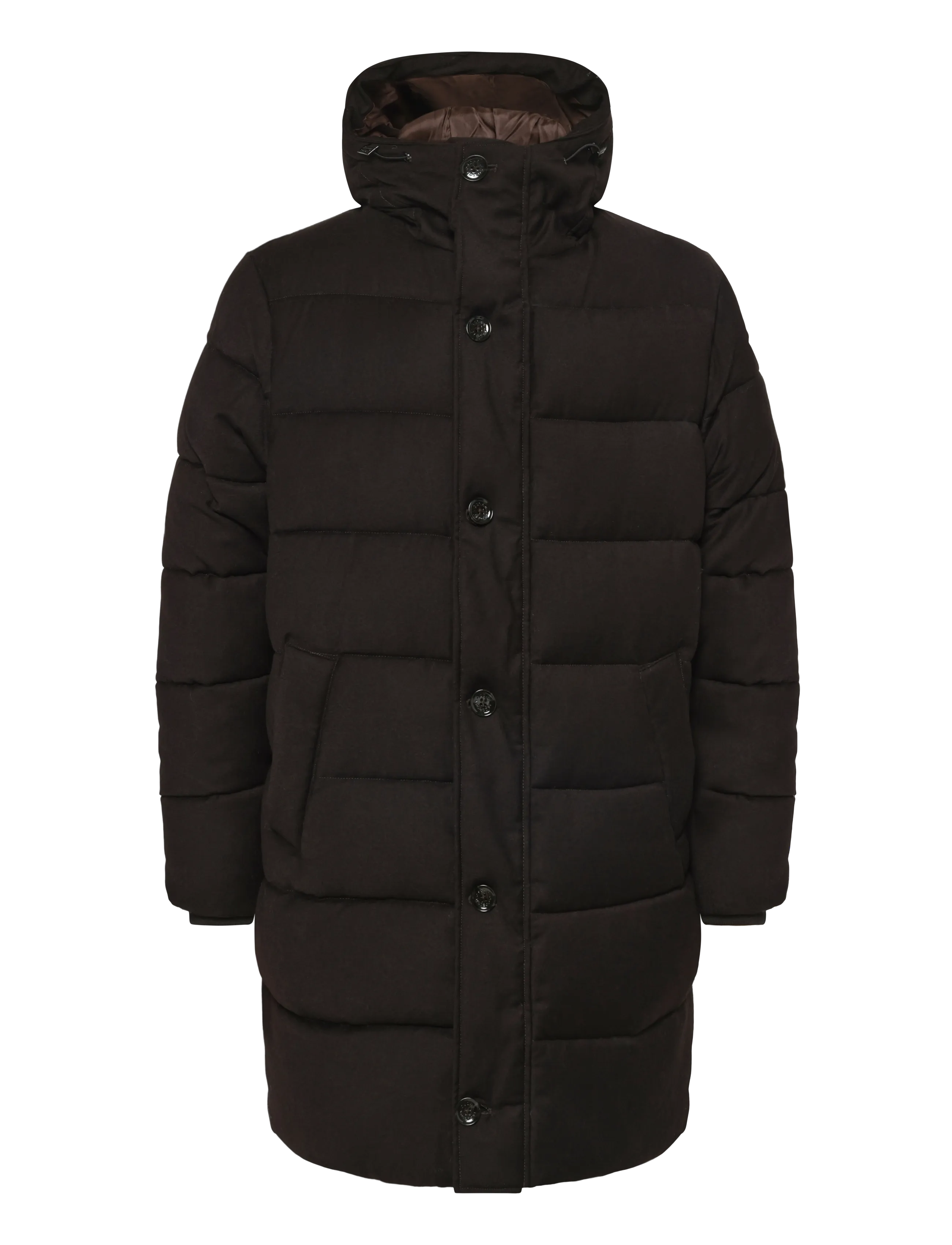 Oscar Jacobson Padded Flannel Parkas - Shoppa efter tillfälle - BROWN ELK / brown