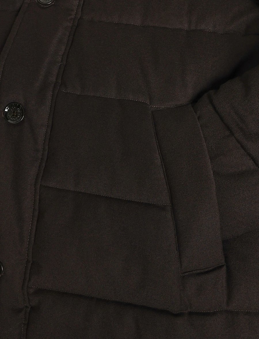 Oscar Jacobson - Padded Flannel Parkas - winter jackets - brown elk - 3