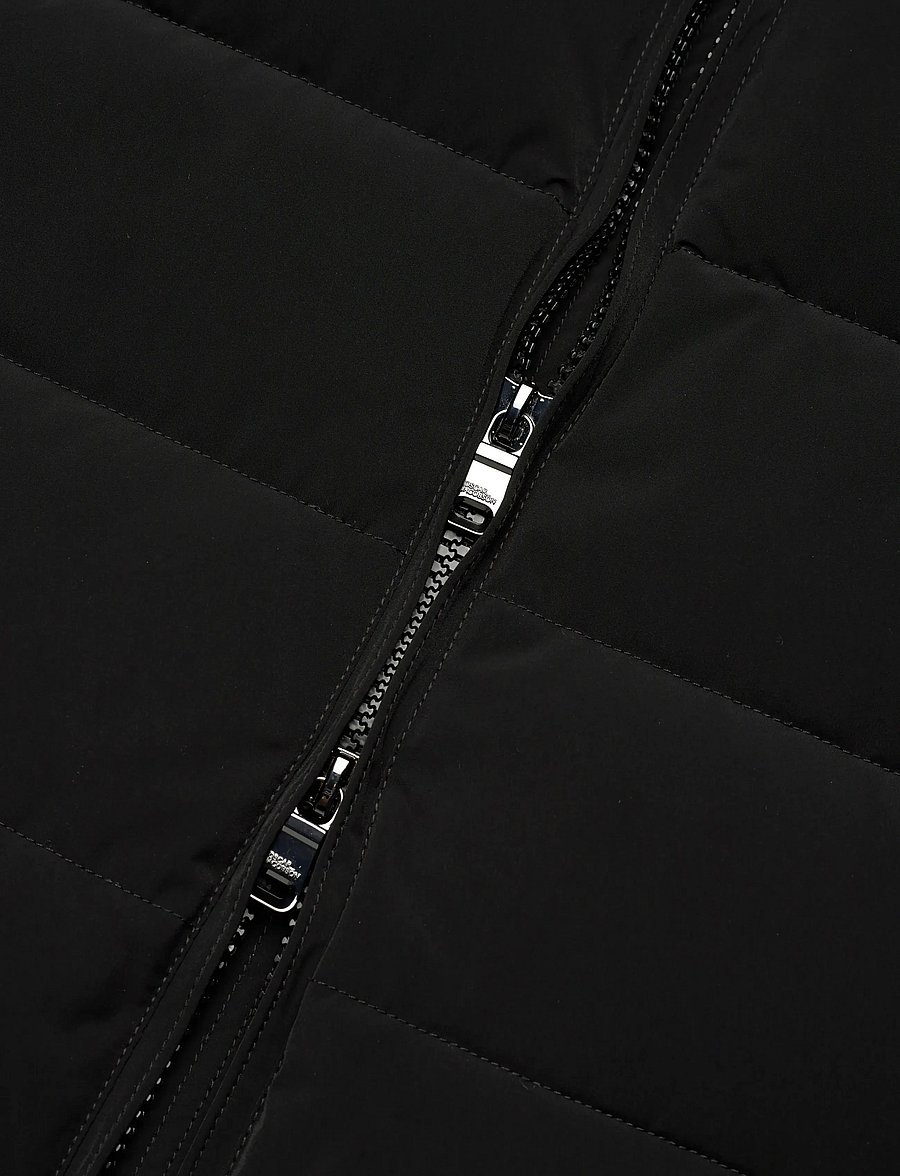 Oscar Jacobson - Hooded Puffer Jacket - daunenjacken - black - 4