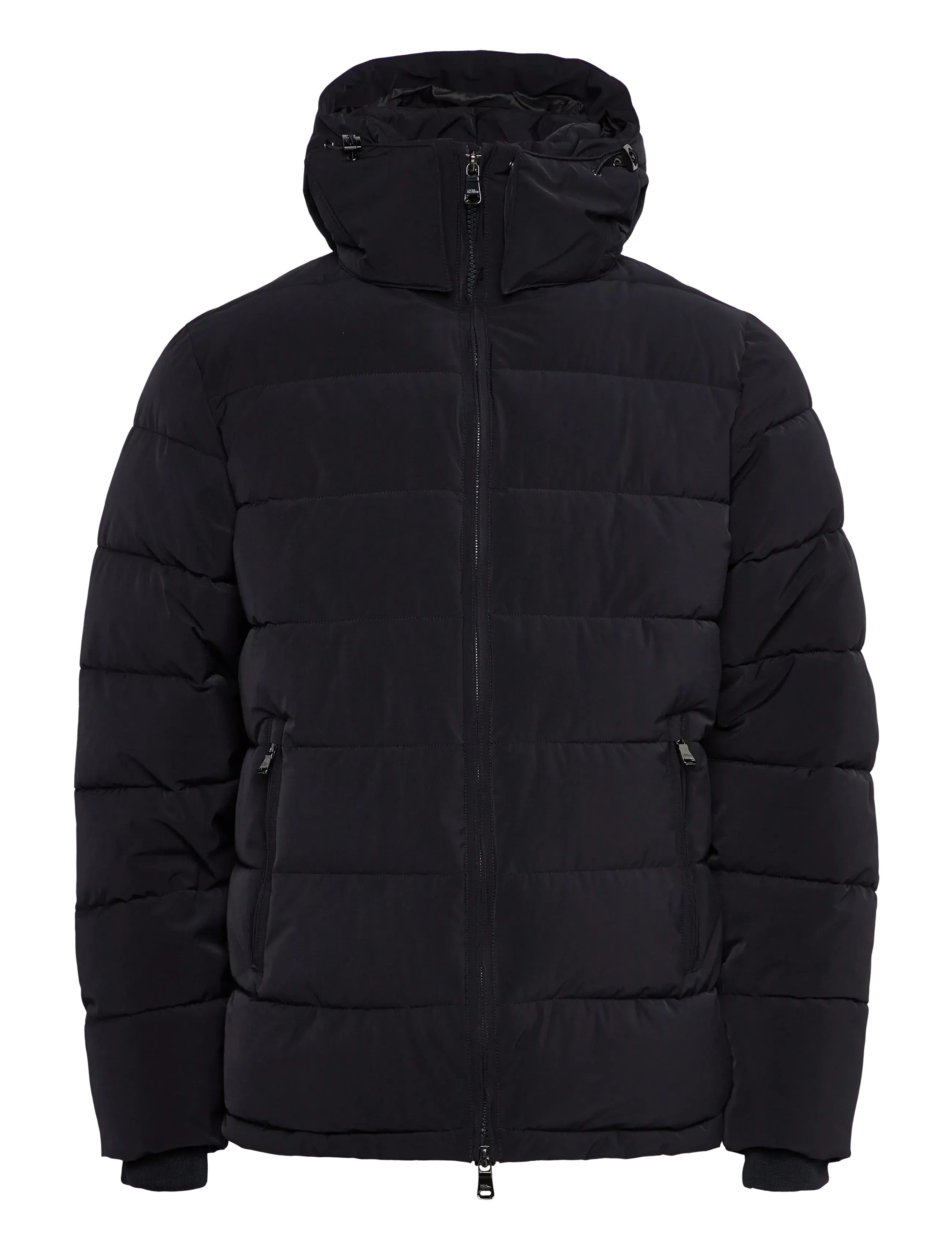 Oscar Jacobson Hooded Puffer Jacket, 54, Jackets, Schwarz - Padded Männerswear