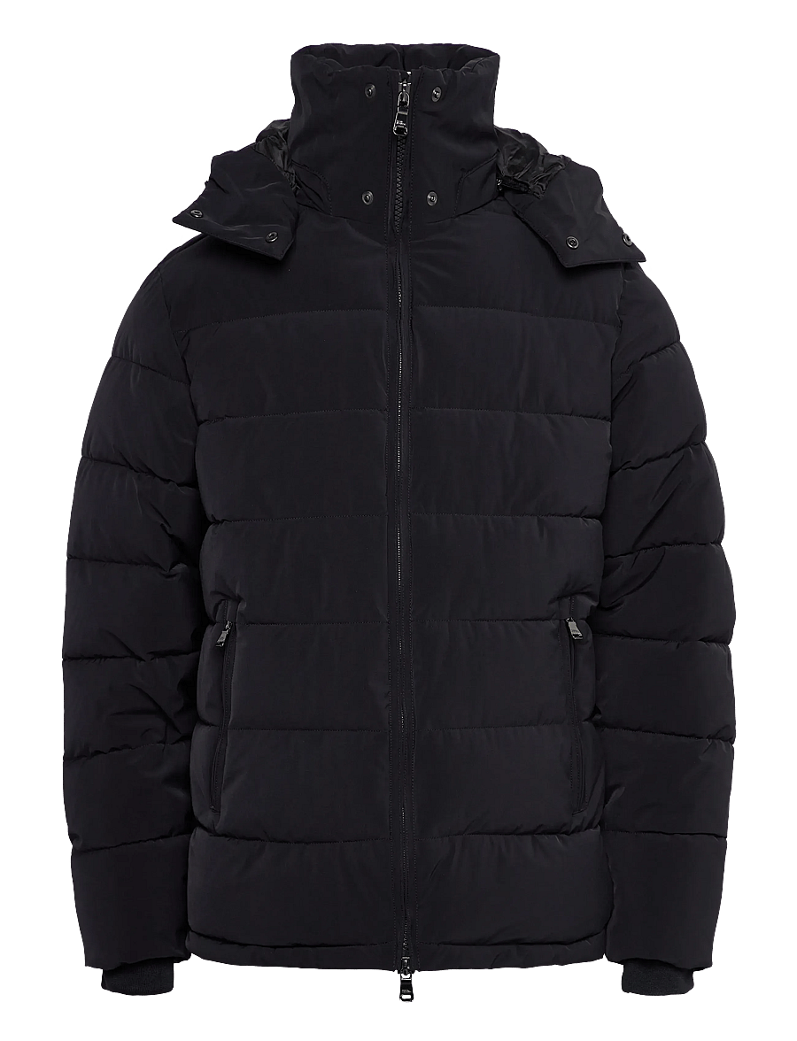 Oscar Jacobson - Hooded Puffer Jacket - daunenjacken - navy - 2