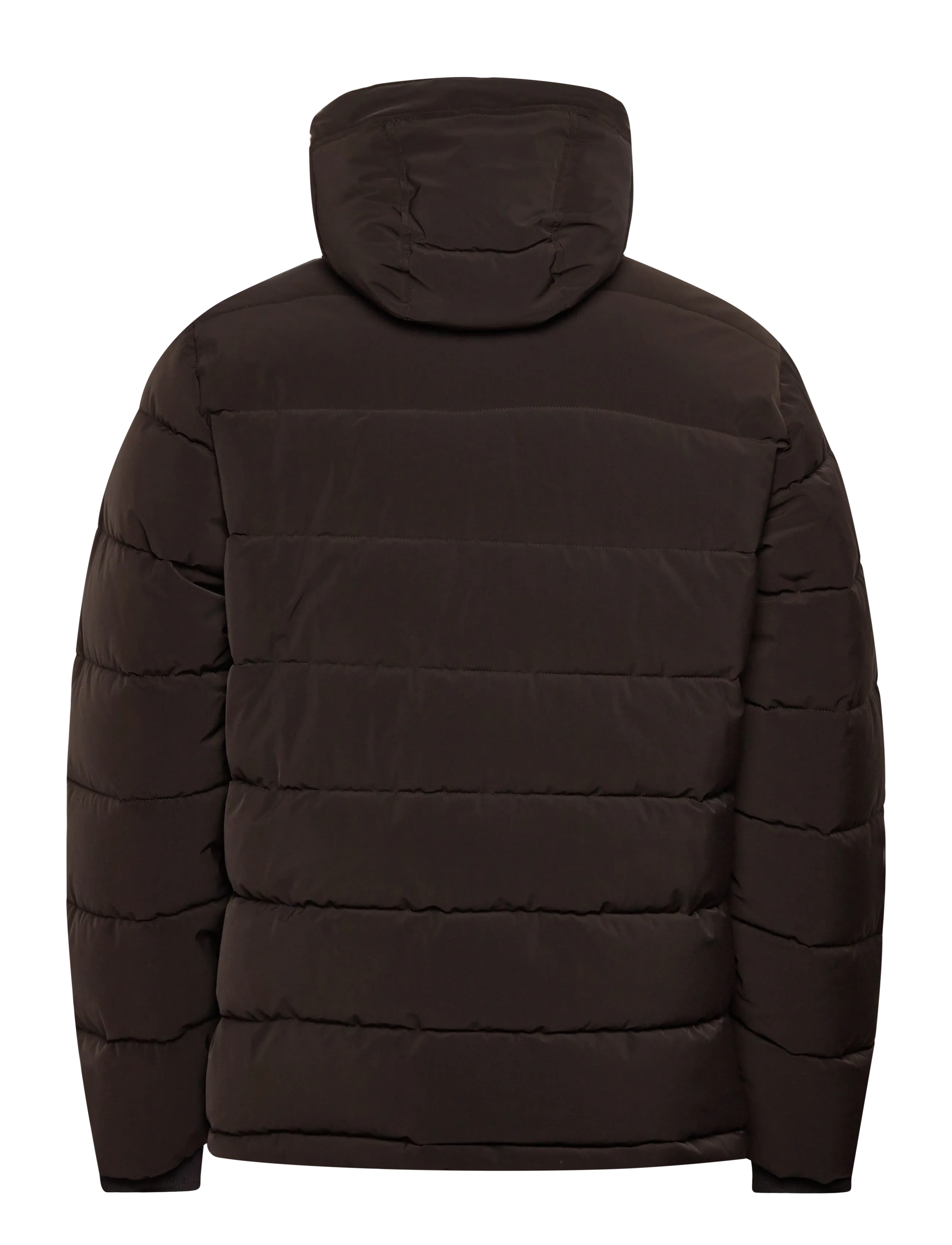 Oscar Jacobson - Hooded Puffer Jacket - talvejoped - terra brown - 1