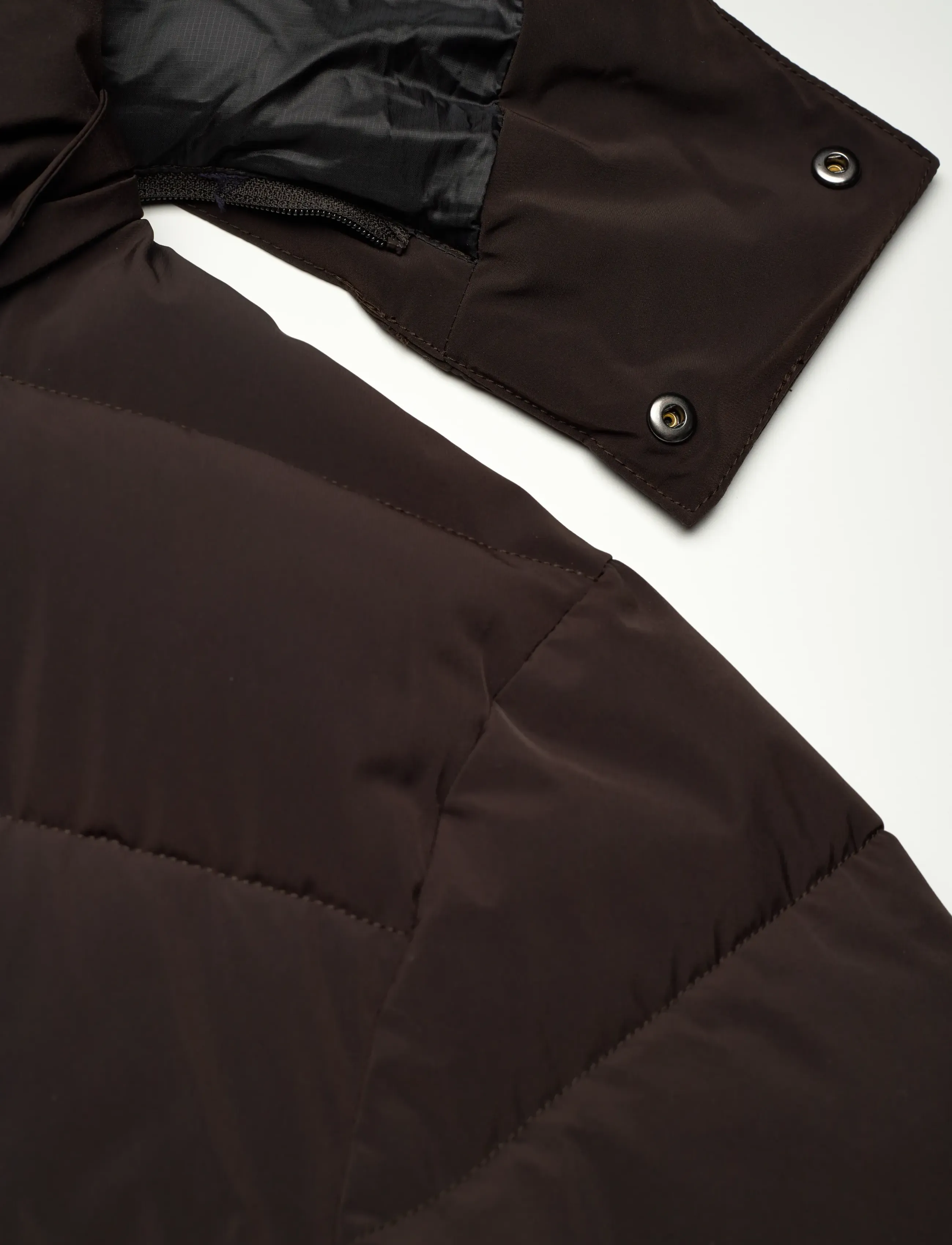 Oscar Jacobson - Hooded Puffer Jacket - talvejoped - terra brown - 3