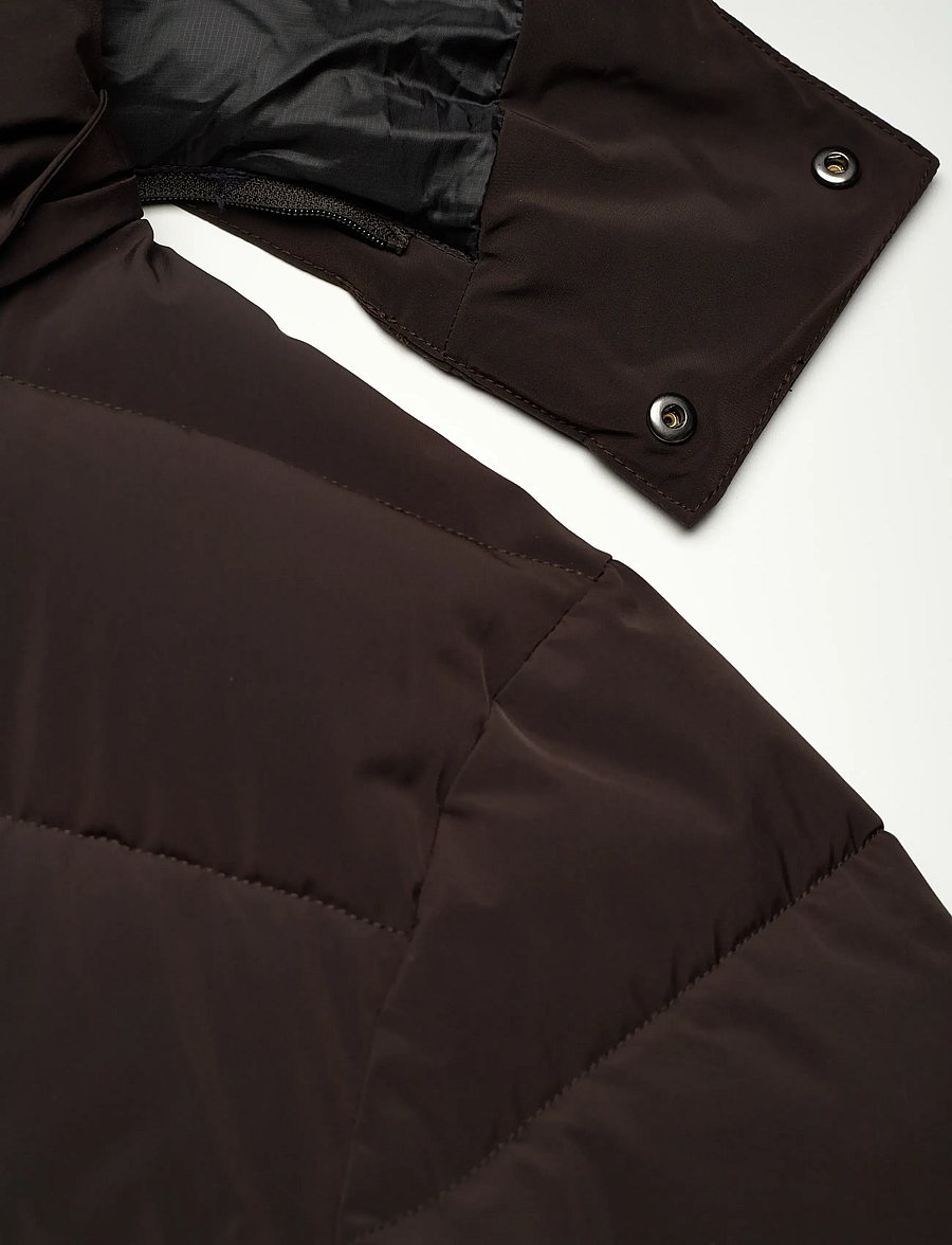 Oscar Jacobson - Hooded Puffer Jacket - talvejoped - terra brown - 3