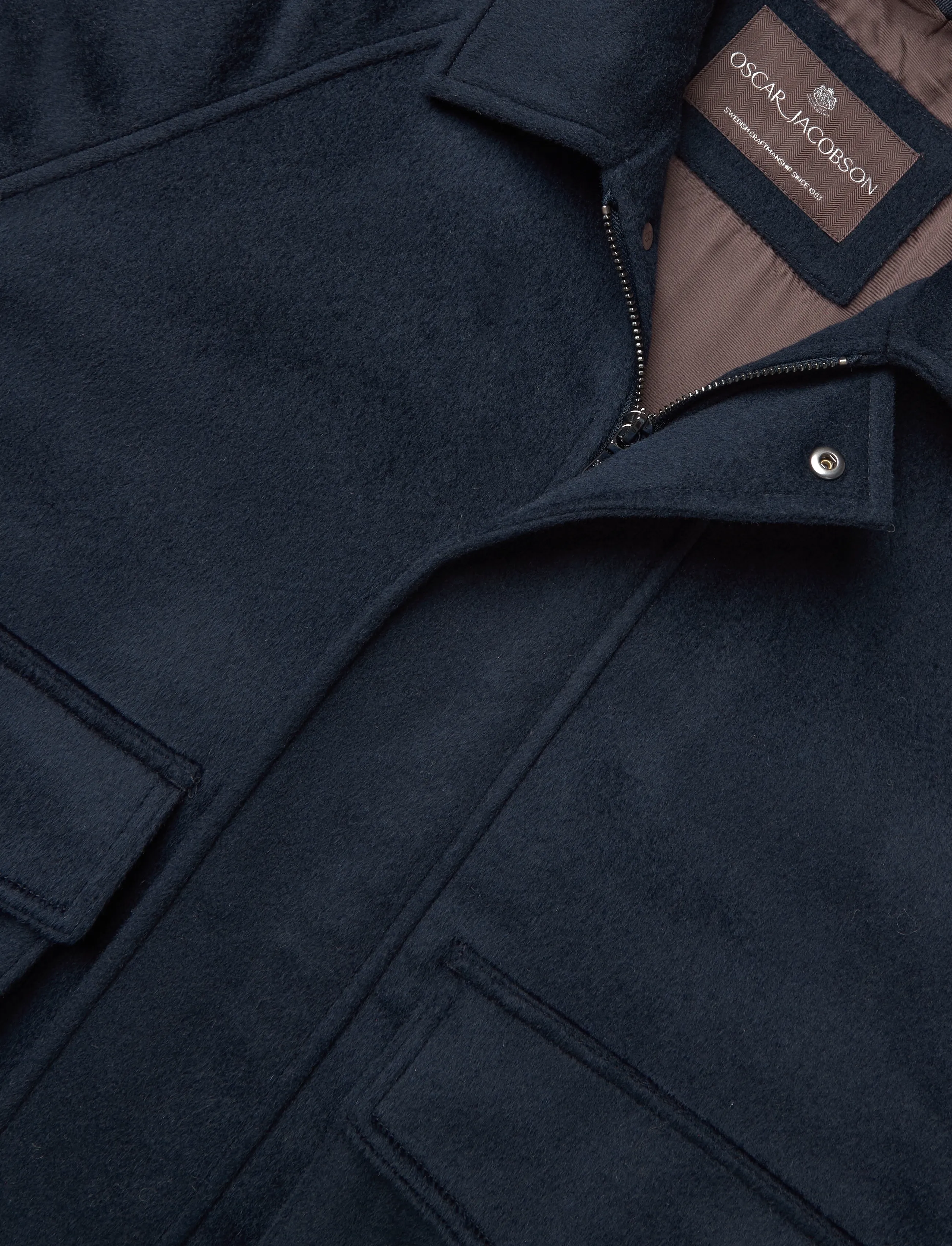 Oscar Jacobson - Aviator Jacket - navy - 2