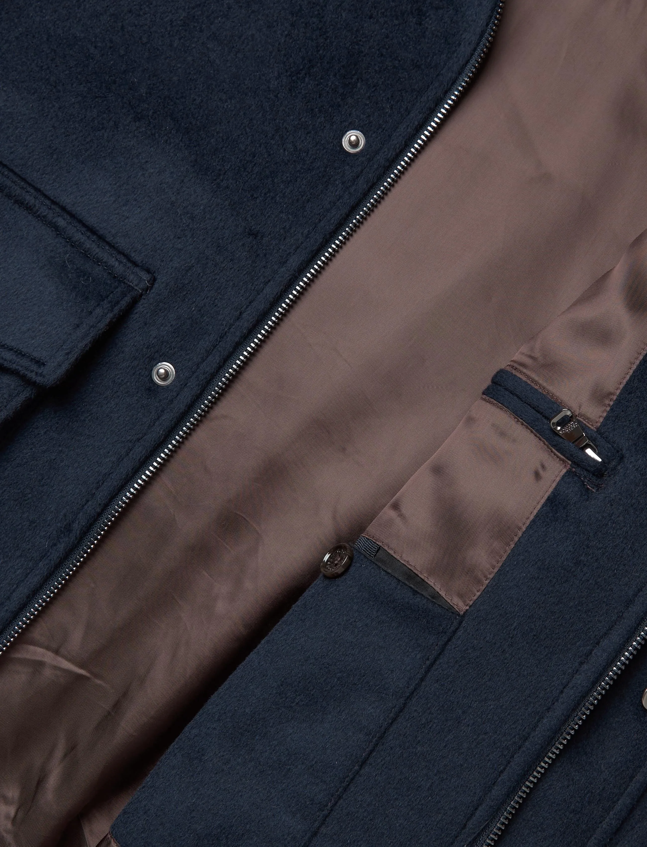 Oscar Jacobson - Aviator Jacket - navy - 4