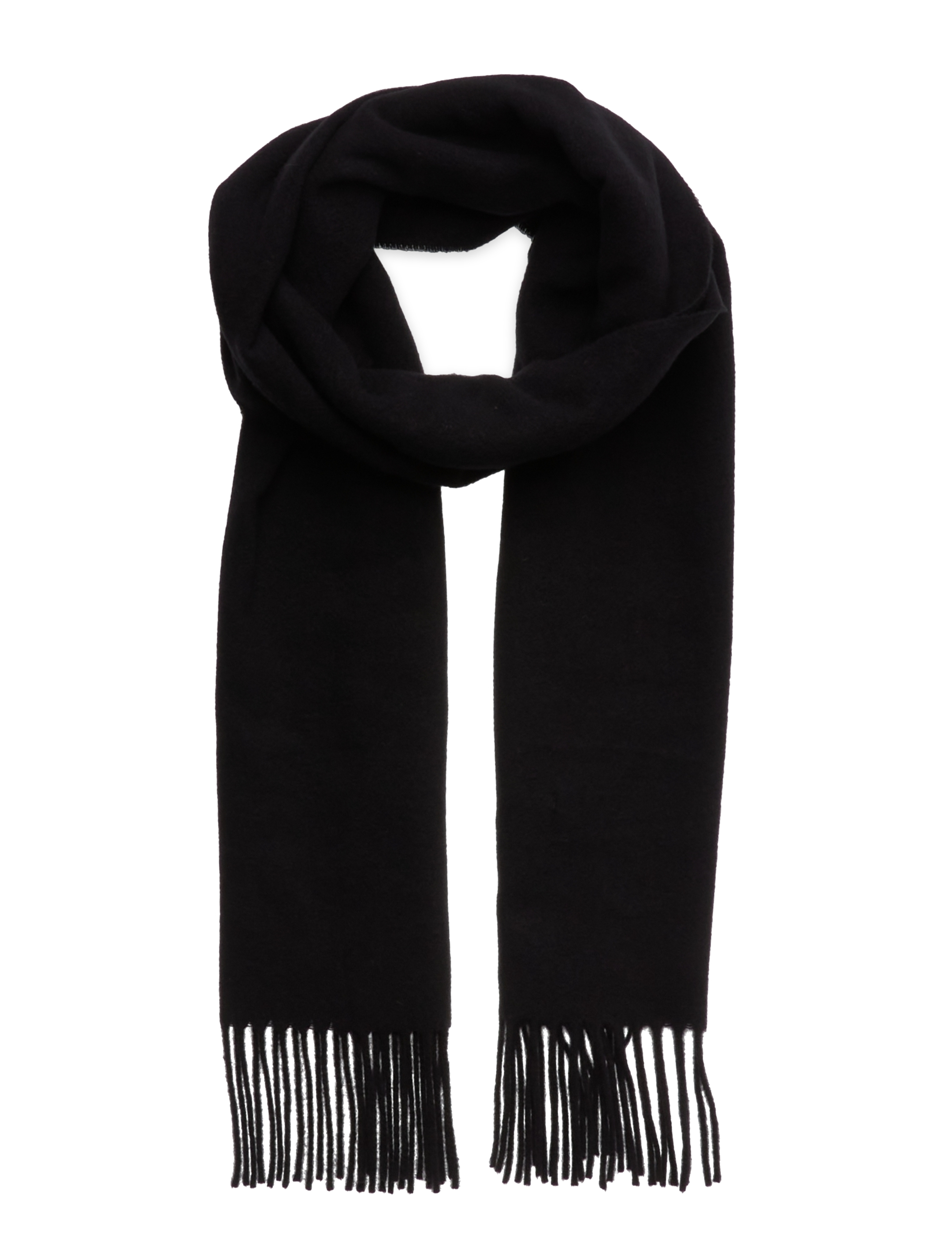 Oscar Jacobson Scarf - Aksessuaarid - BLACK / black