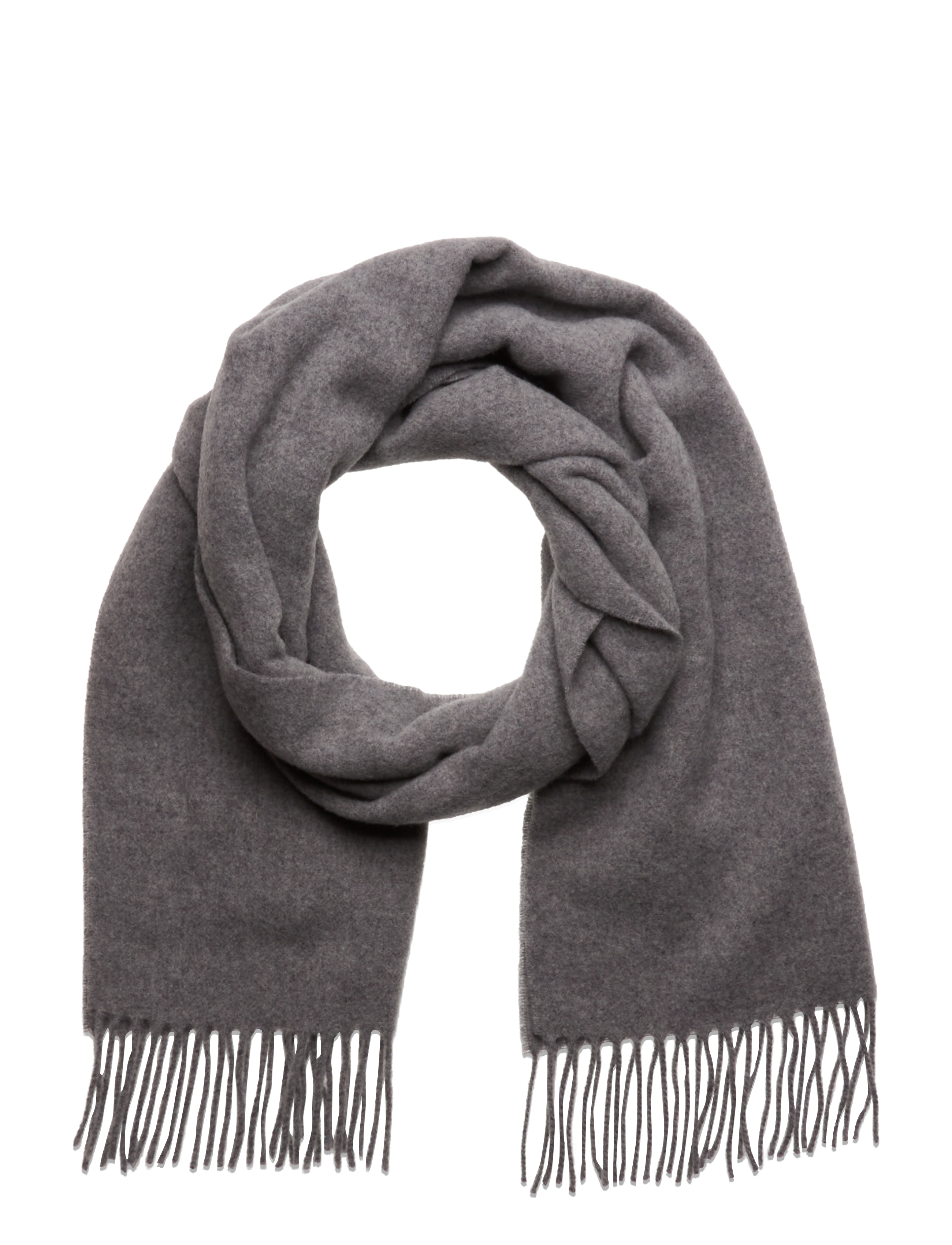Oscar Jacobson Scarf - Aksessuaarid - MELANGE GREY / grey