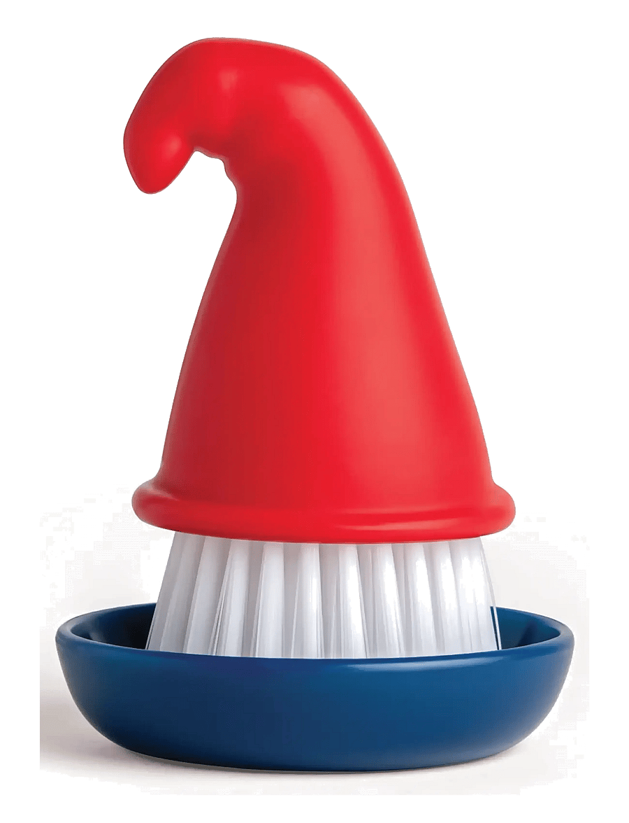 OTOTO - Dish brush - Beardy - nõudepesulapid ja -harjad - red & white - 4
