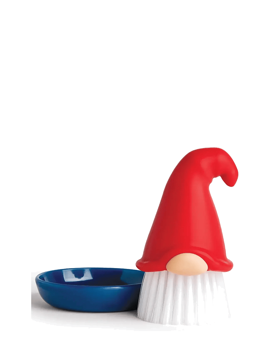 OTOTO - Dish brush - Beardy - nõudepesulapid ja -harjad - red & white - 5
