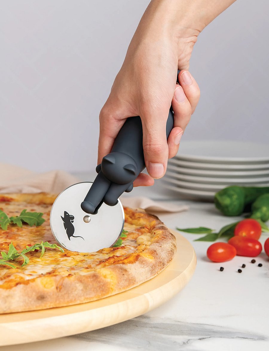 OTOTO - Pizza cutter - Kitty-Cut - black - 0