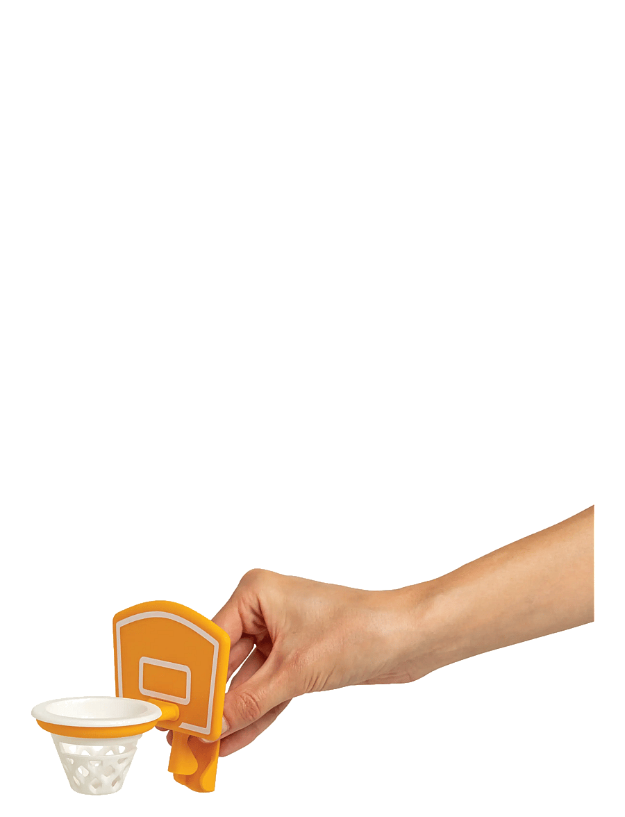 OTOTO - Egg separator - Dunk N Egg - kurnad, sõelad ja lehtrid - orange & white - 2