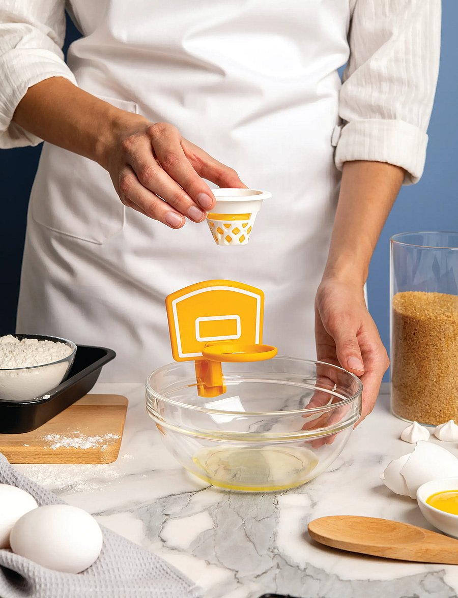 OTOTO - Egg separator - Dunk N Egg - kurnad, sõelad ja lehtrid - orange & white - 0