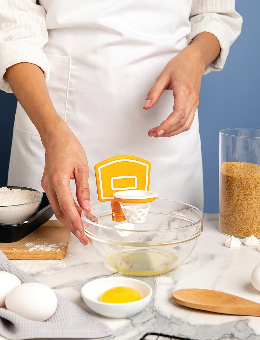 OTOTO - Egg separator - Dunk N Egg - kurnad, sõelad ja lehtrid - orange & white - 3