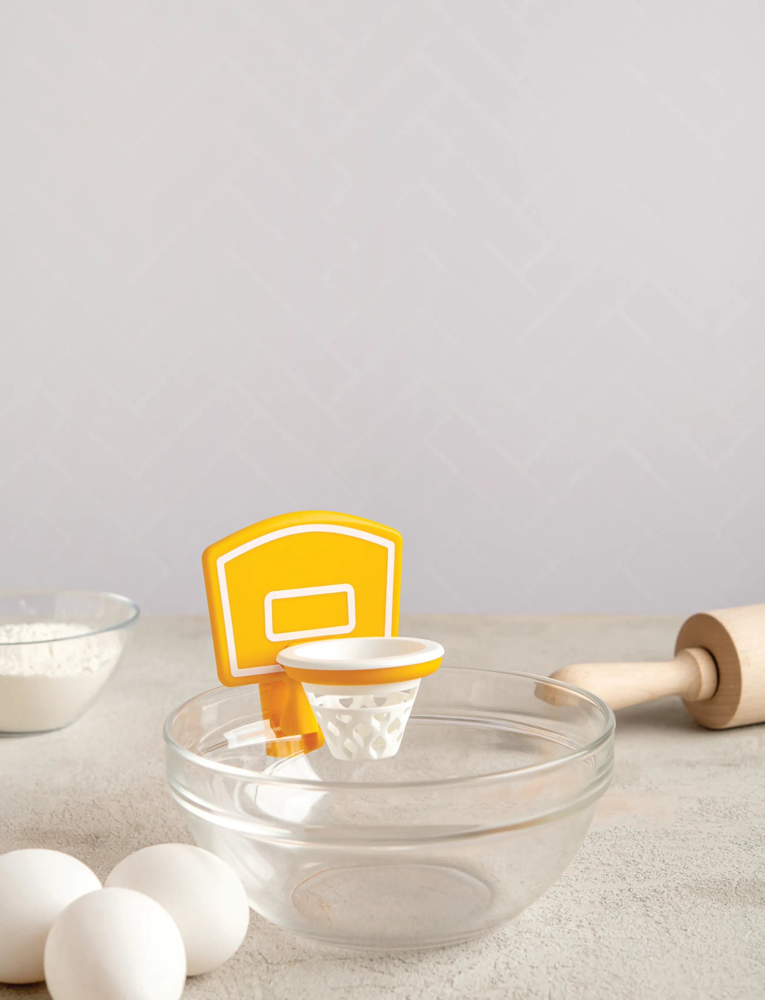 OTOTO - Æggeadskiller - Dunk N Egg - dørslag & sigter - orange & white - 5