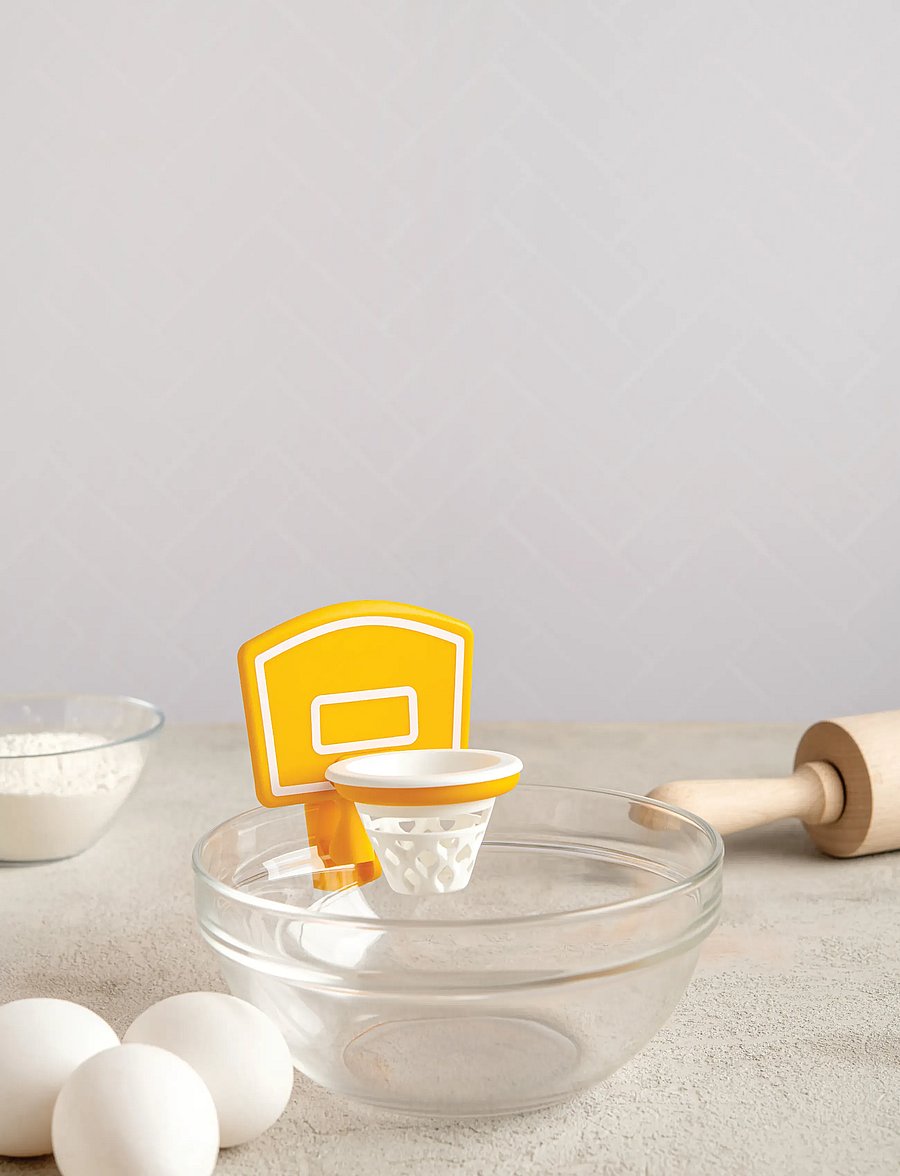 OTOTO - Egg separator - Dunk N Egg - kurnad, sõelad ja lehtrid - orange & white - 5