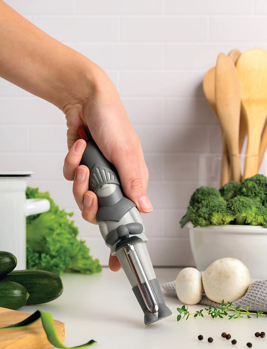 OTOTO - Vegetable peeler - Sir Peels A-lot - kartulikoorijad - grey & red - 0