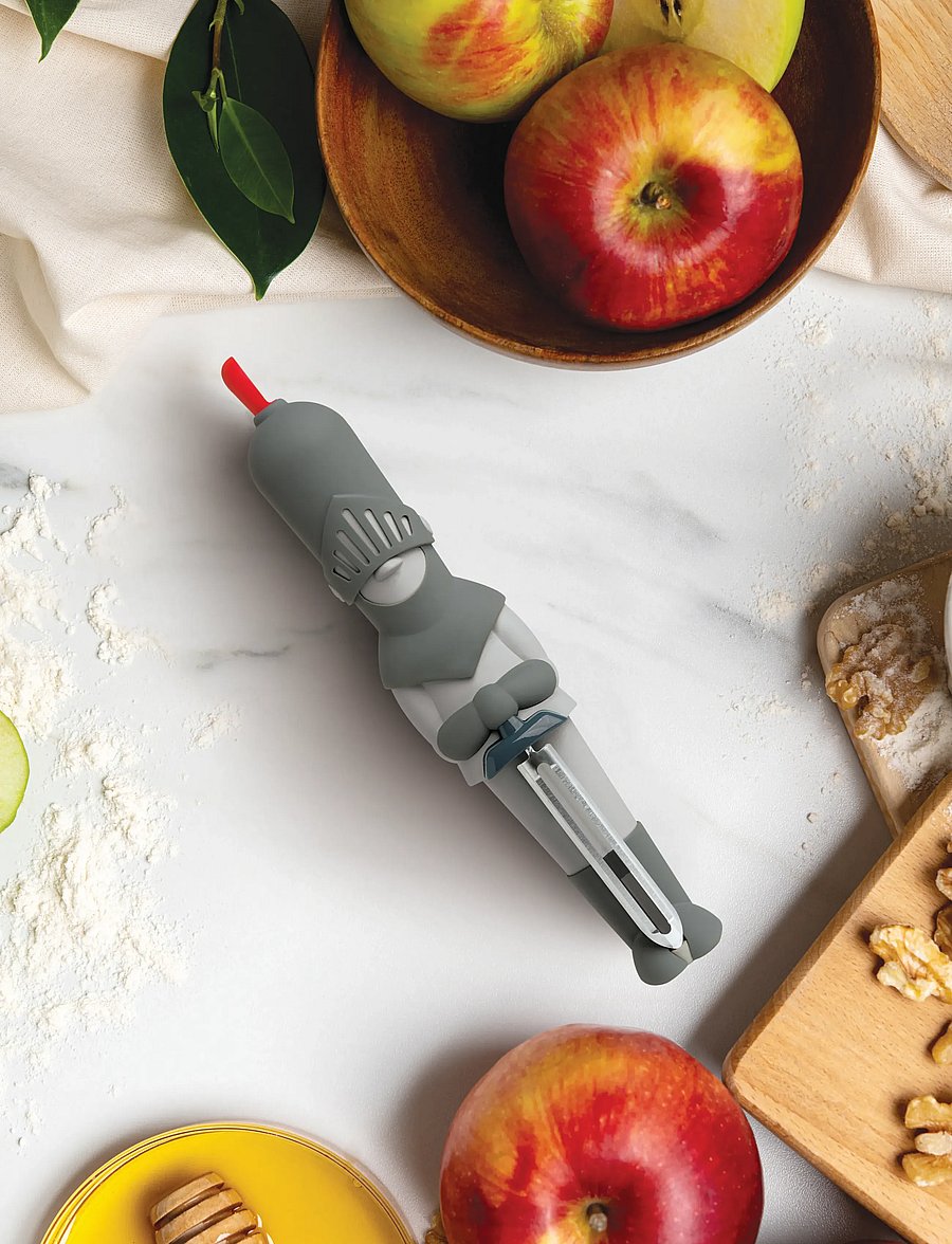 OTOTO - Vegetable peeler - Sir Peels A-lot - kartulikoorijad - grey & red - 3