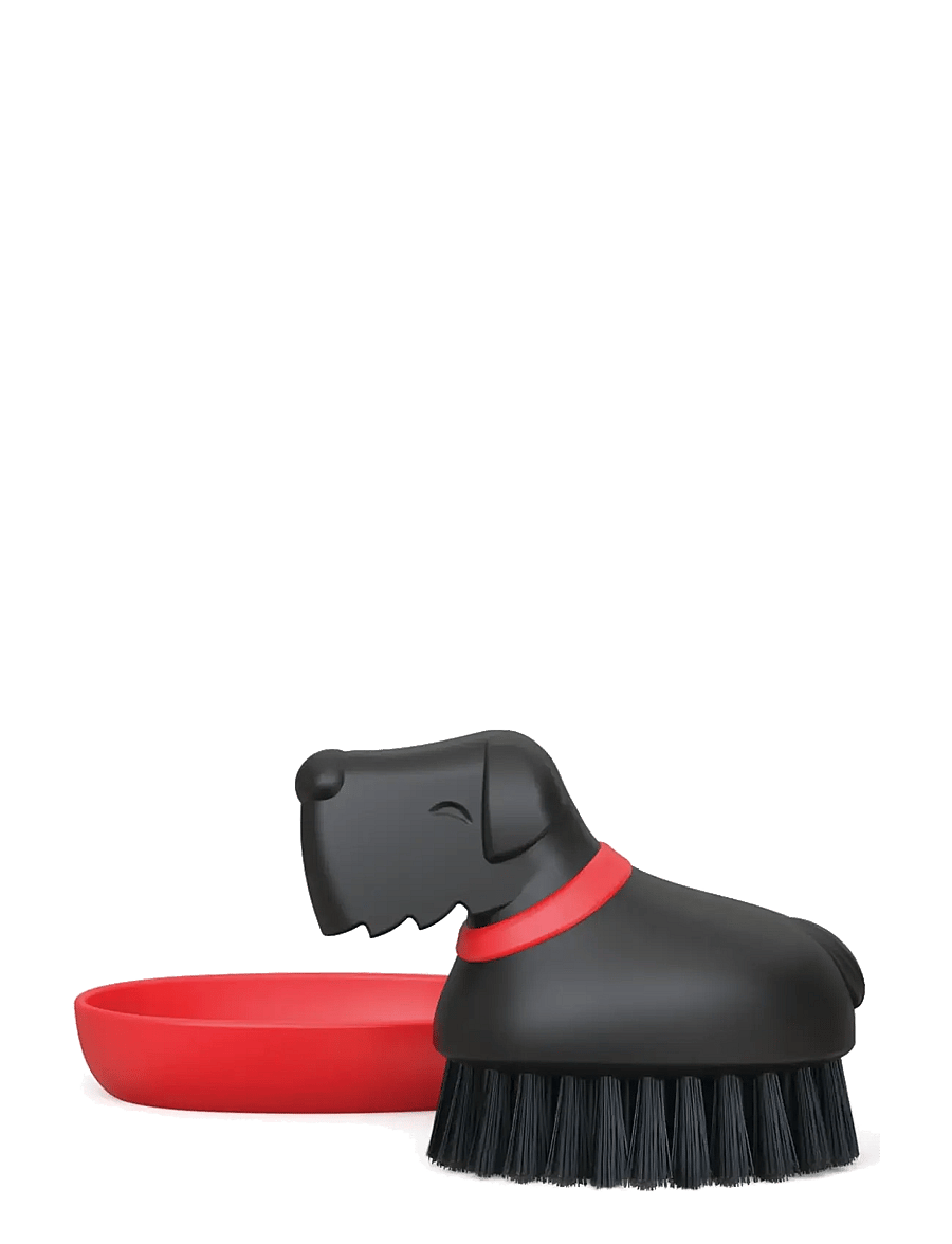OTOTO - Dish brush - Oscar - black & red - 1