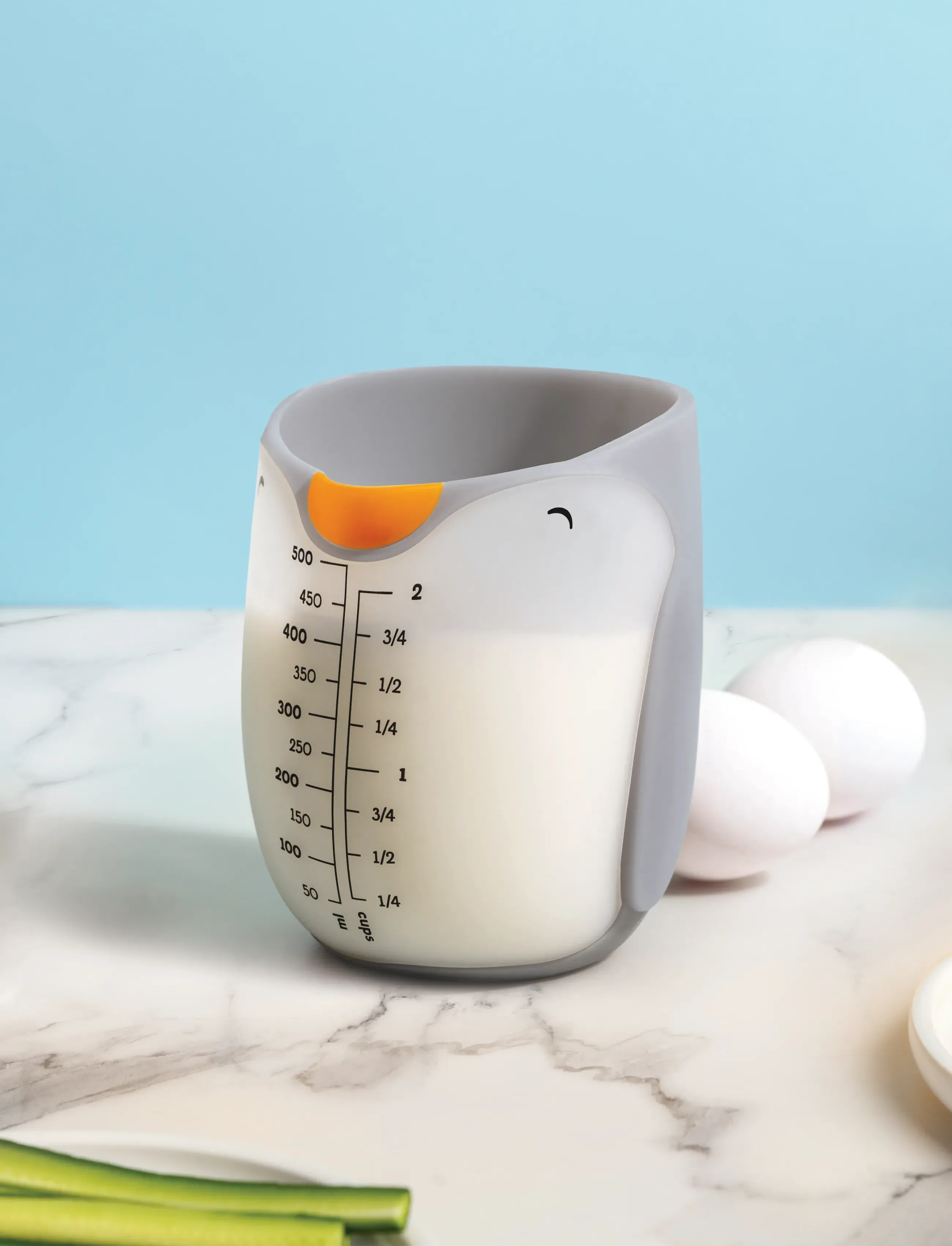 OTOTO - Måttbägare – Penny Silicone Measuring Cup - grey - 4