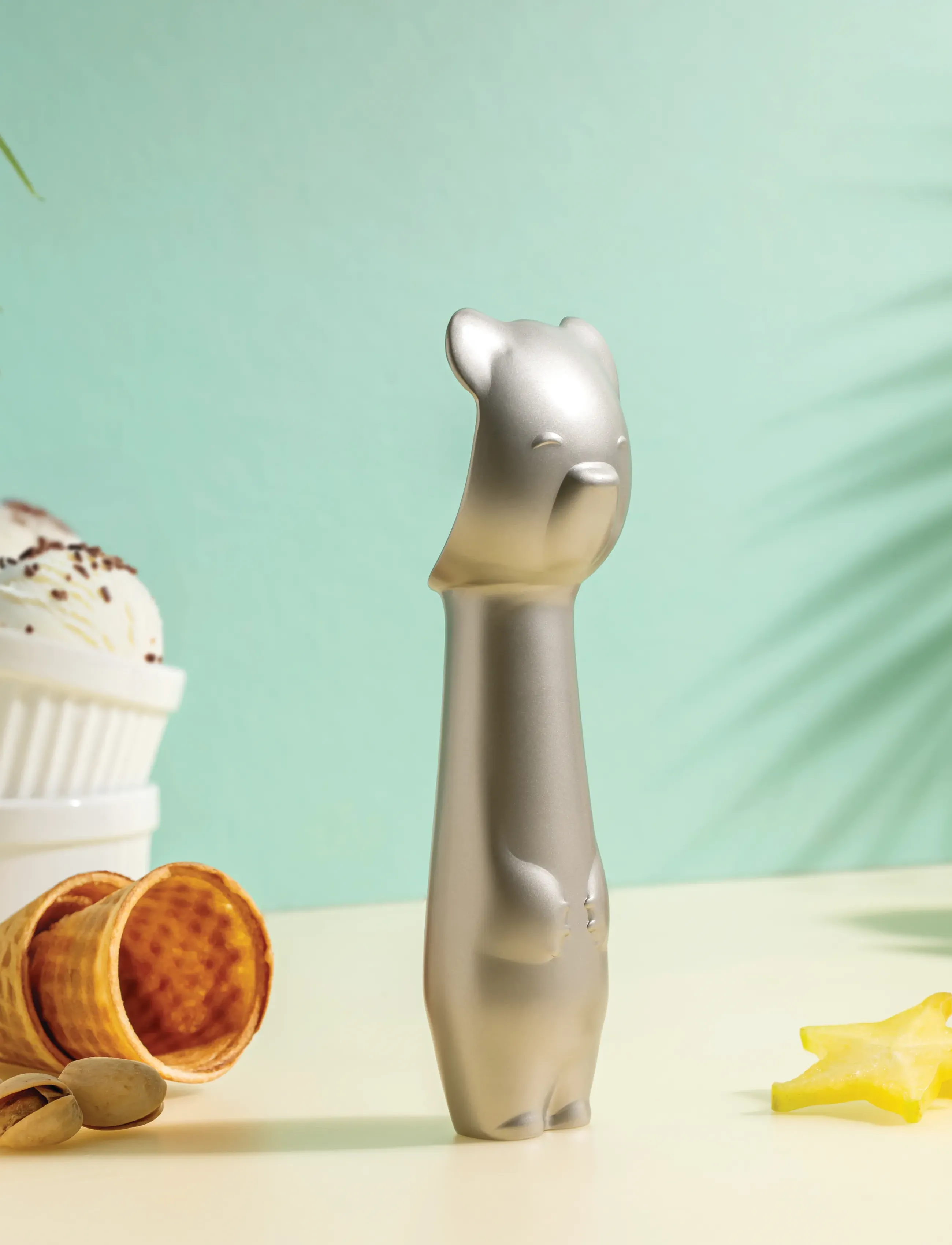 OTOTO - Isske - Ice Cub Ice Cream Scoop - grey - 5