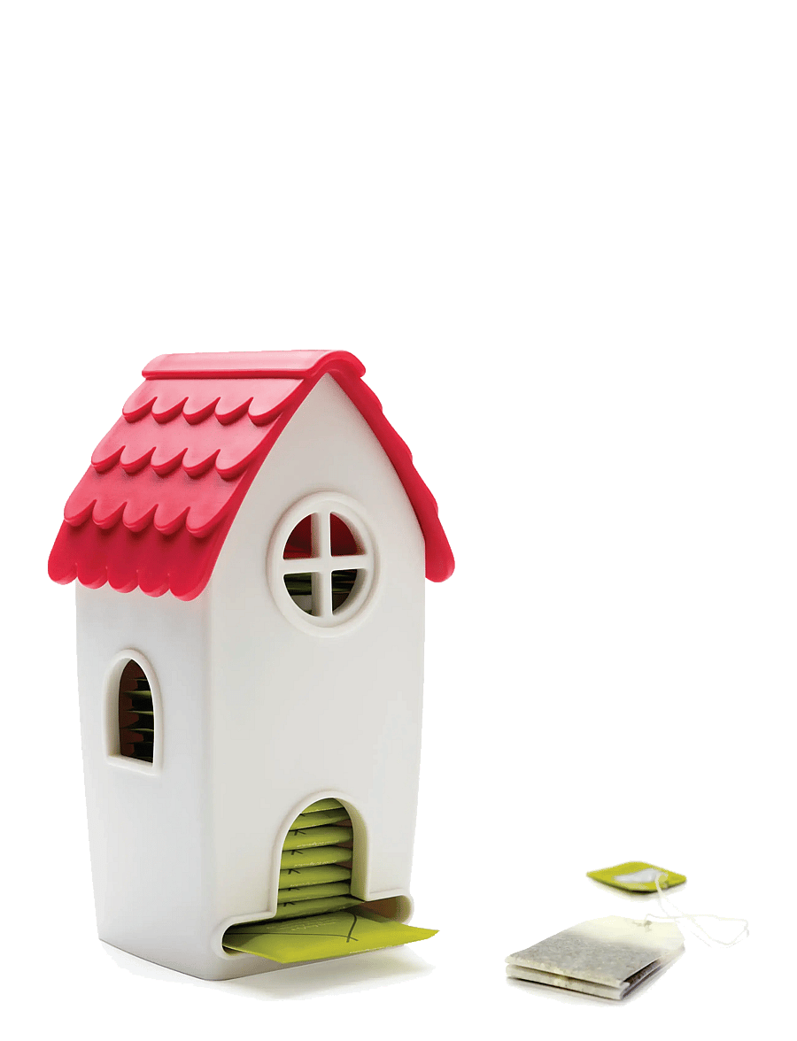 OTOTO - Tea bag holder - Tea House - säilituspurgid - red & white - 2