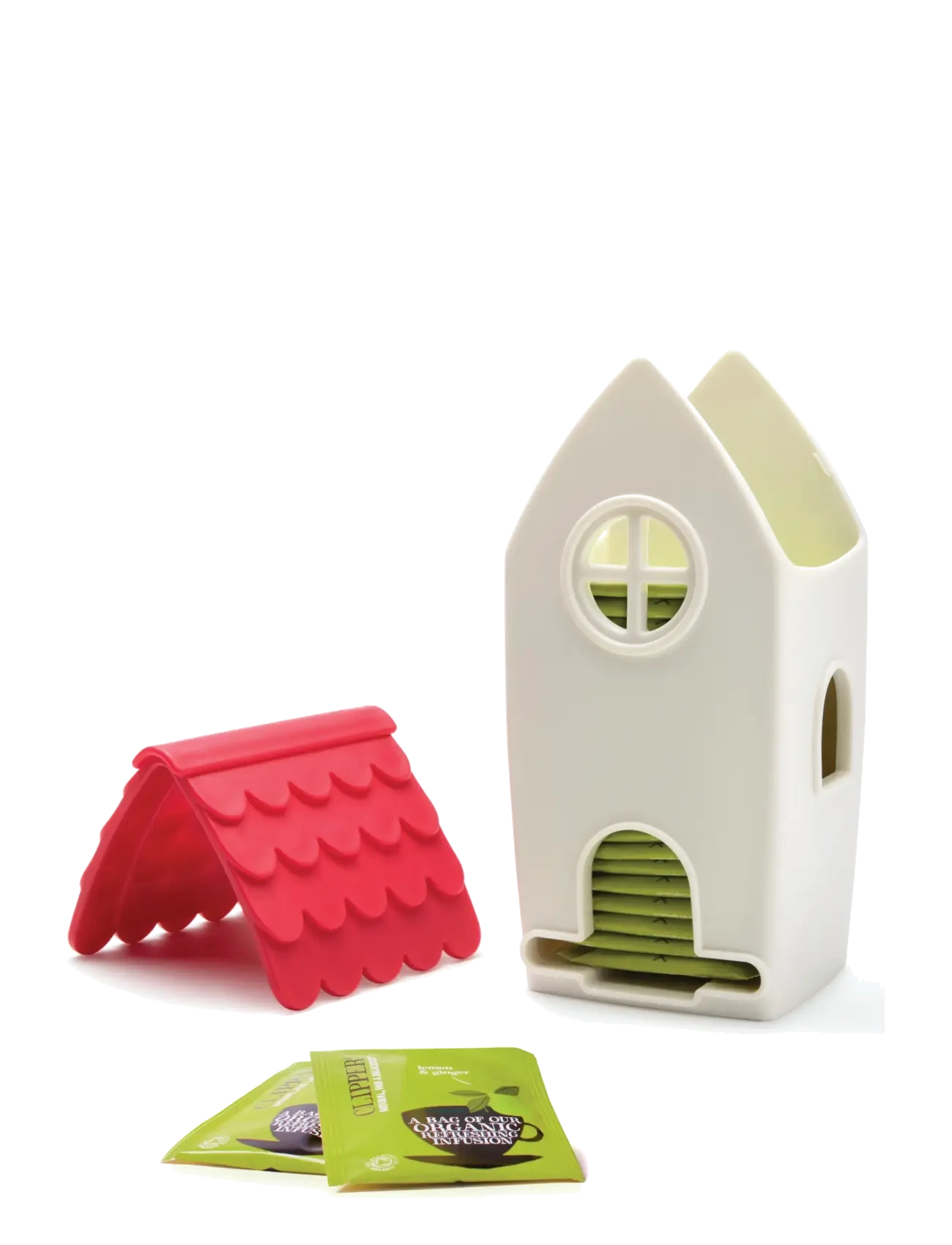 OTOTO - Tebreve holder - Tea House - red & white - 3