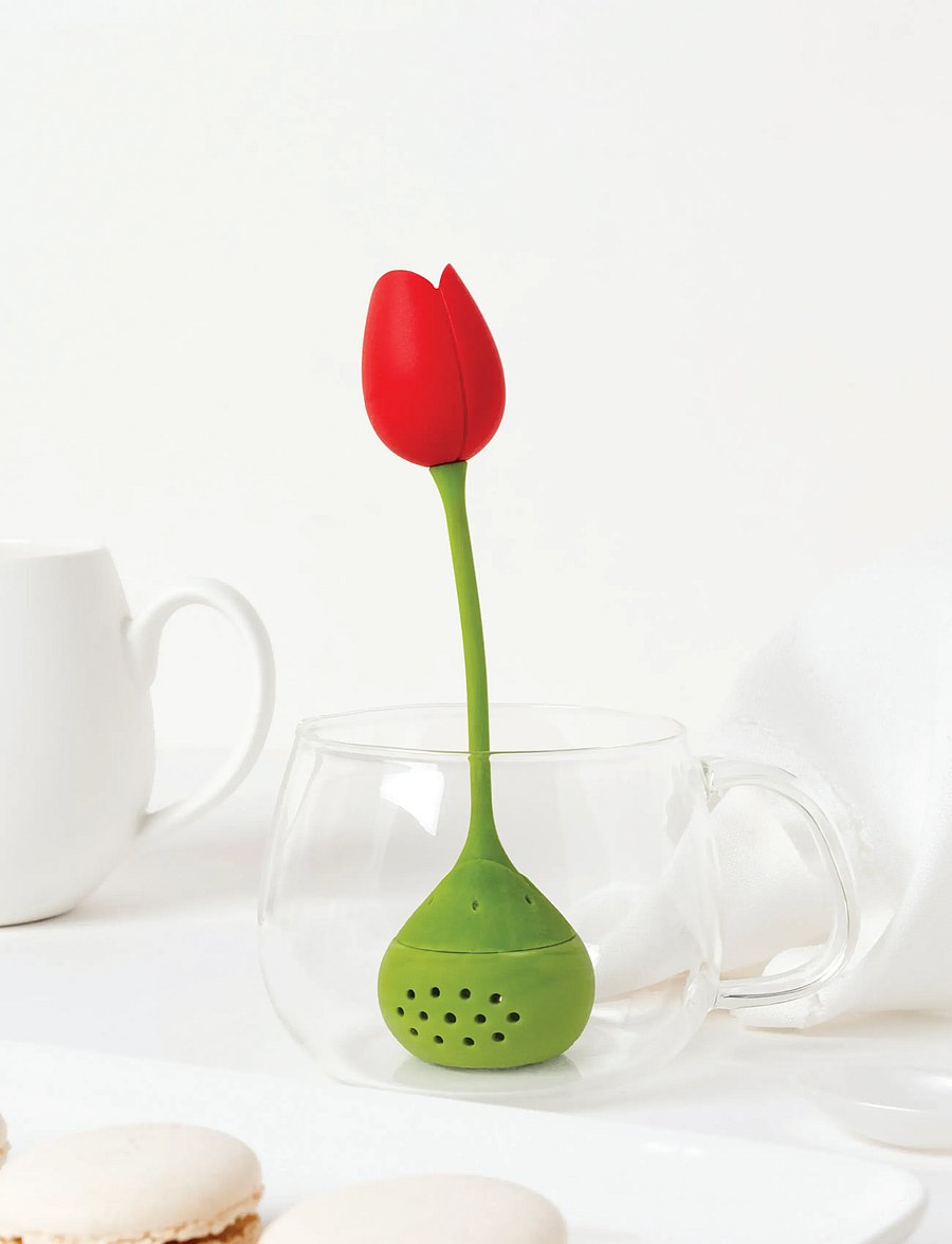 OTOTO - Tea infuser - Tulip - teesõelad - red & green - 0