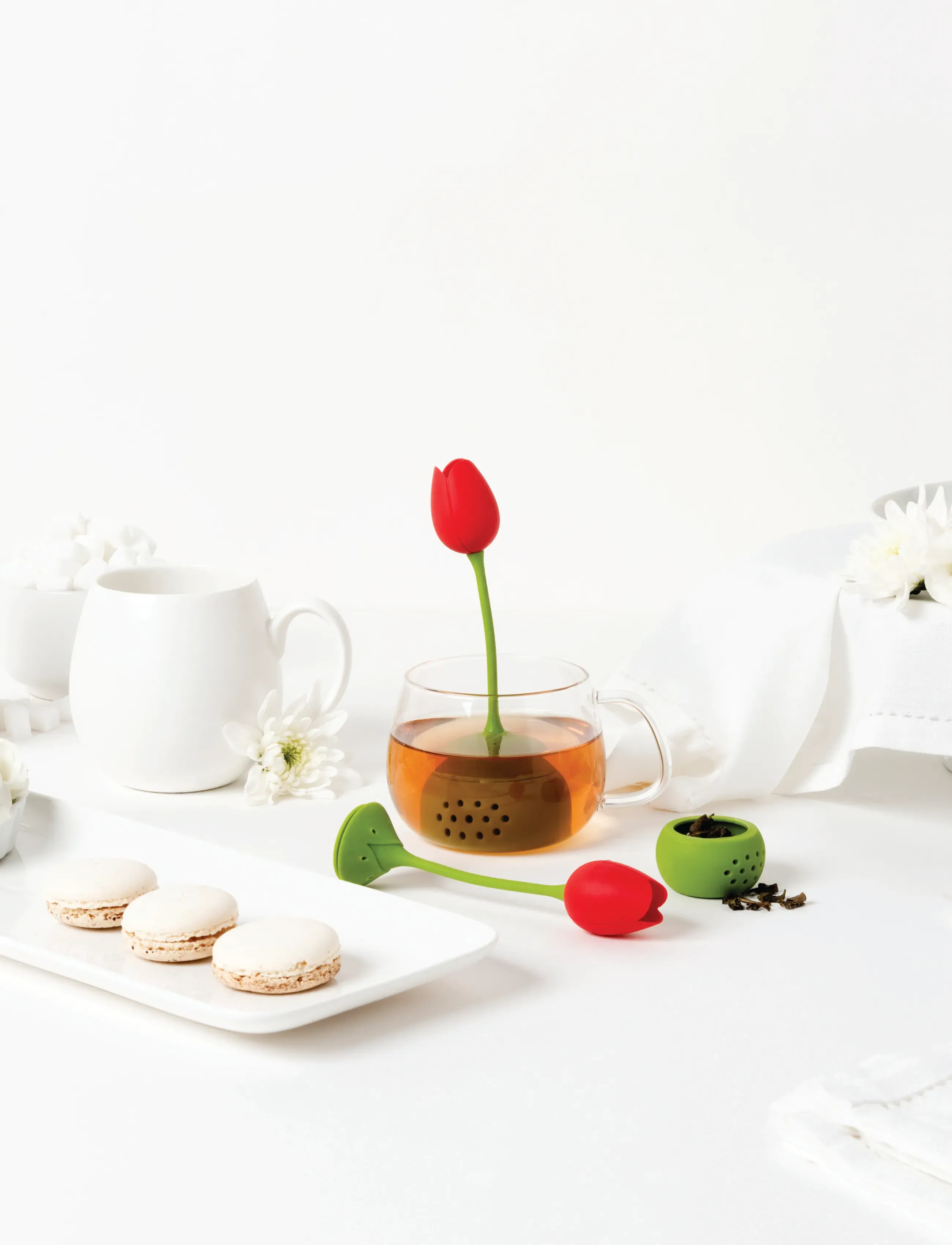 OTOTO - Tefilter - Tulip (Rød) - red & green - 4