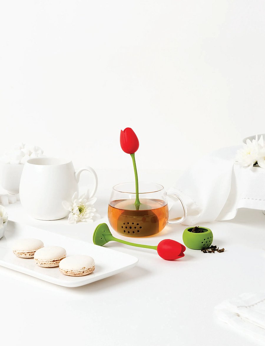 OTOTO - Tea infuser - Tulip - teesõelad - red & green - 4