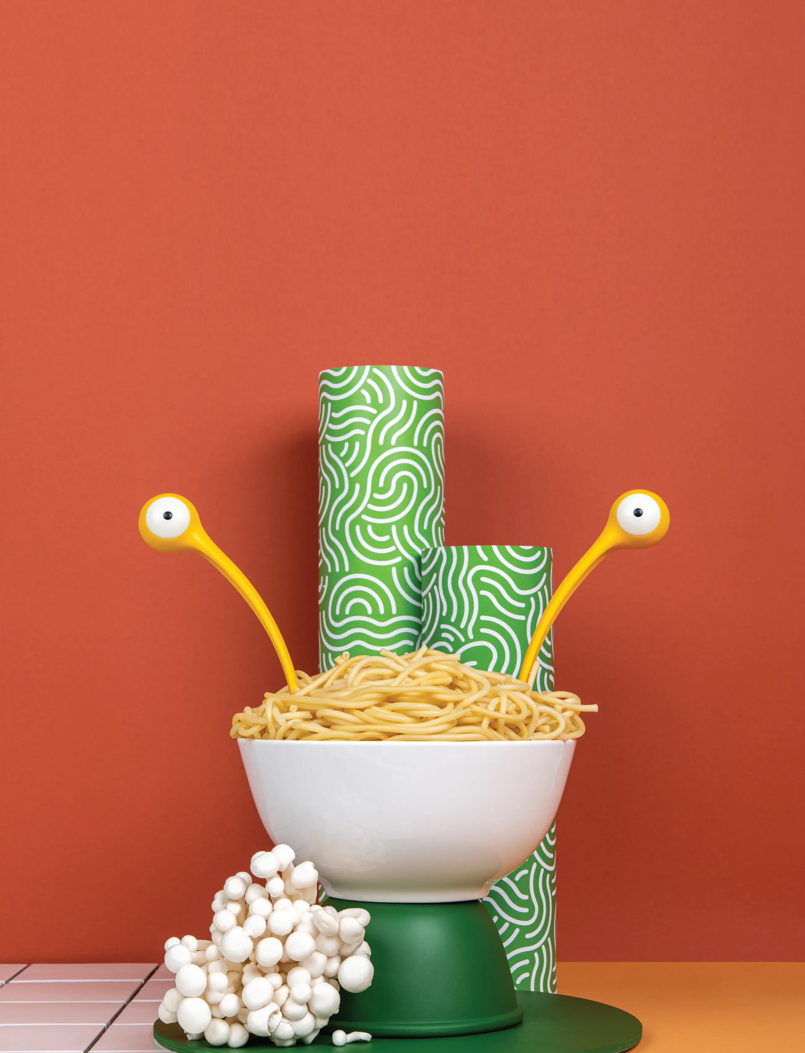 OTOTO - Pasta servers - Pasta Monsters - yellow - 0