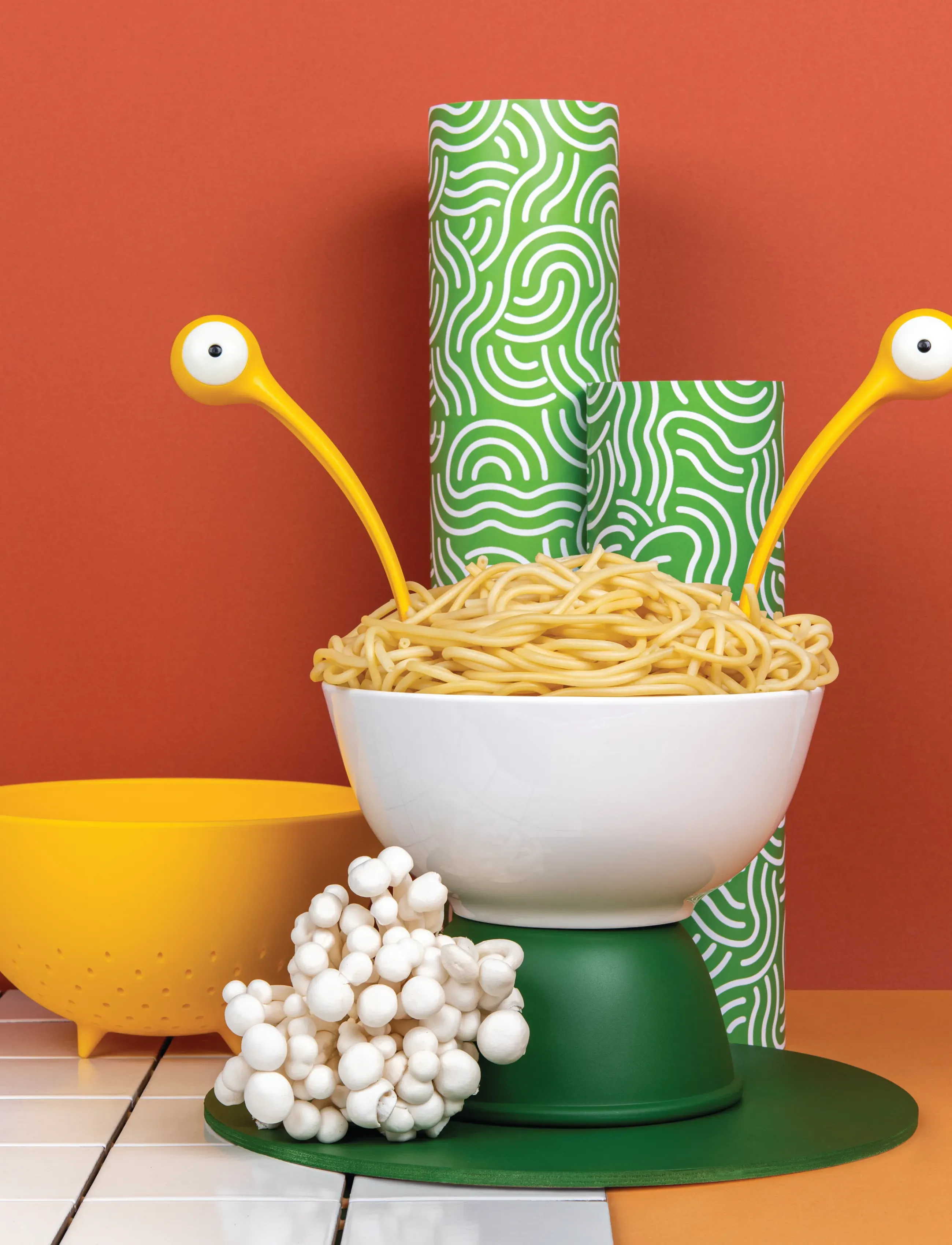 OTOTO - Pasta servers - Pasta Monsters - yellow - 4