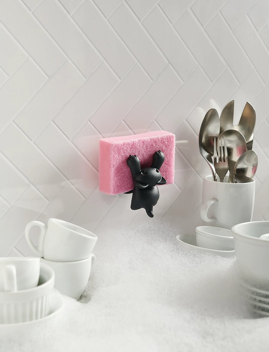 OTOTO - Sponge holder - Scrubby - puhastamine - grey - 5