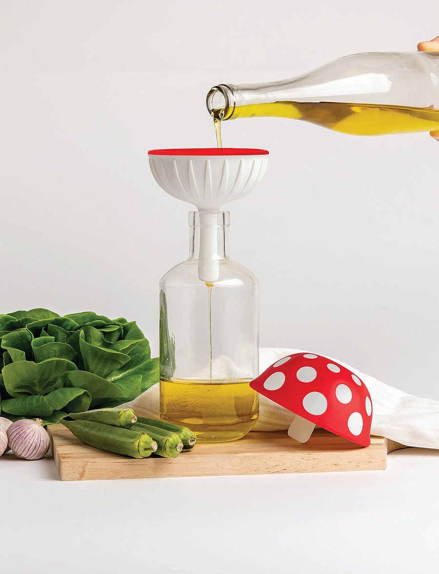OTOTO - Funnel - Magic Mushroom XL - muud köögiriistad - red & white - 0