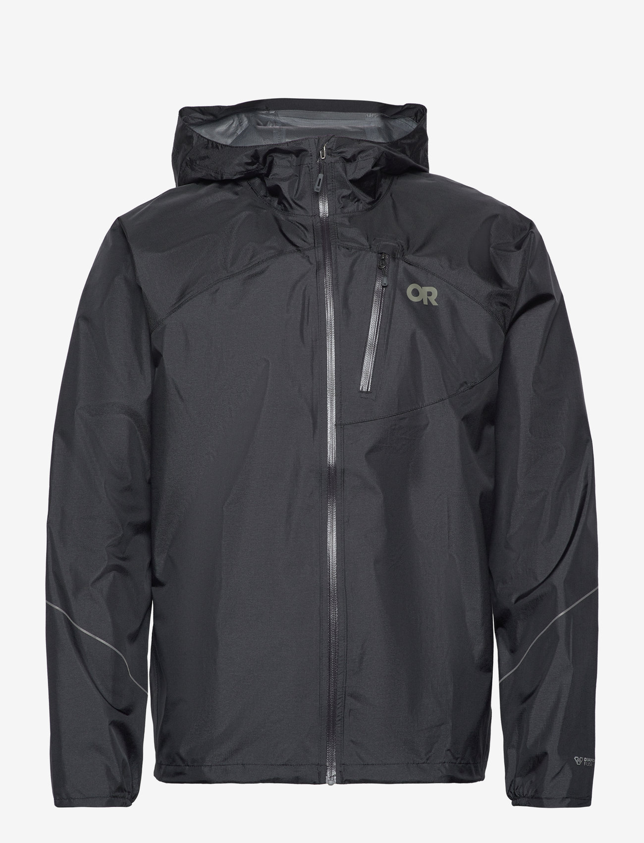 Outdoor Research - M HELIUM RAIN JACKET - raincoats - black - 1