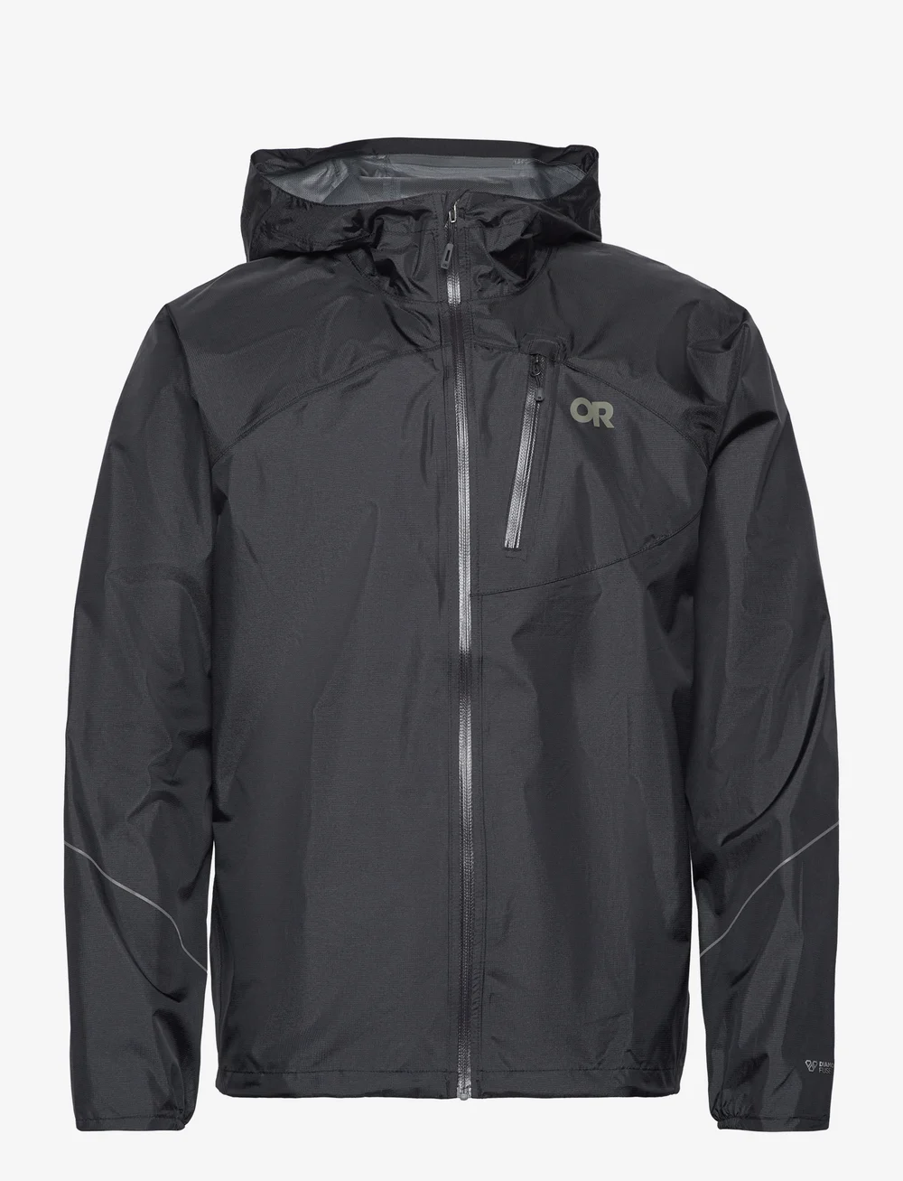 Outdoor Research - M HELIUM RAIN JKT - regnjackor - black - 1