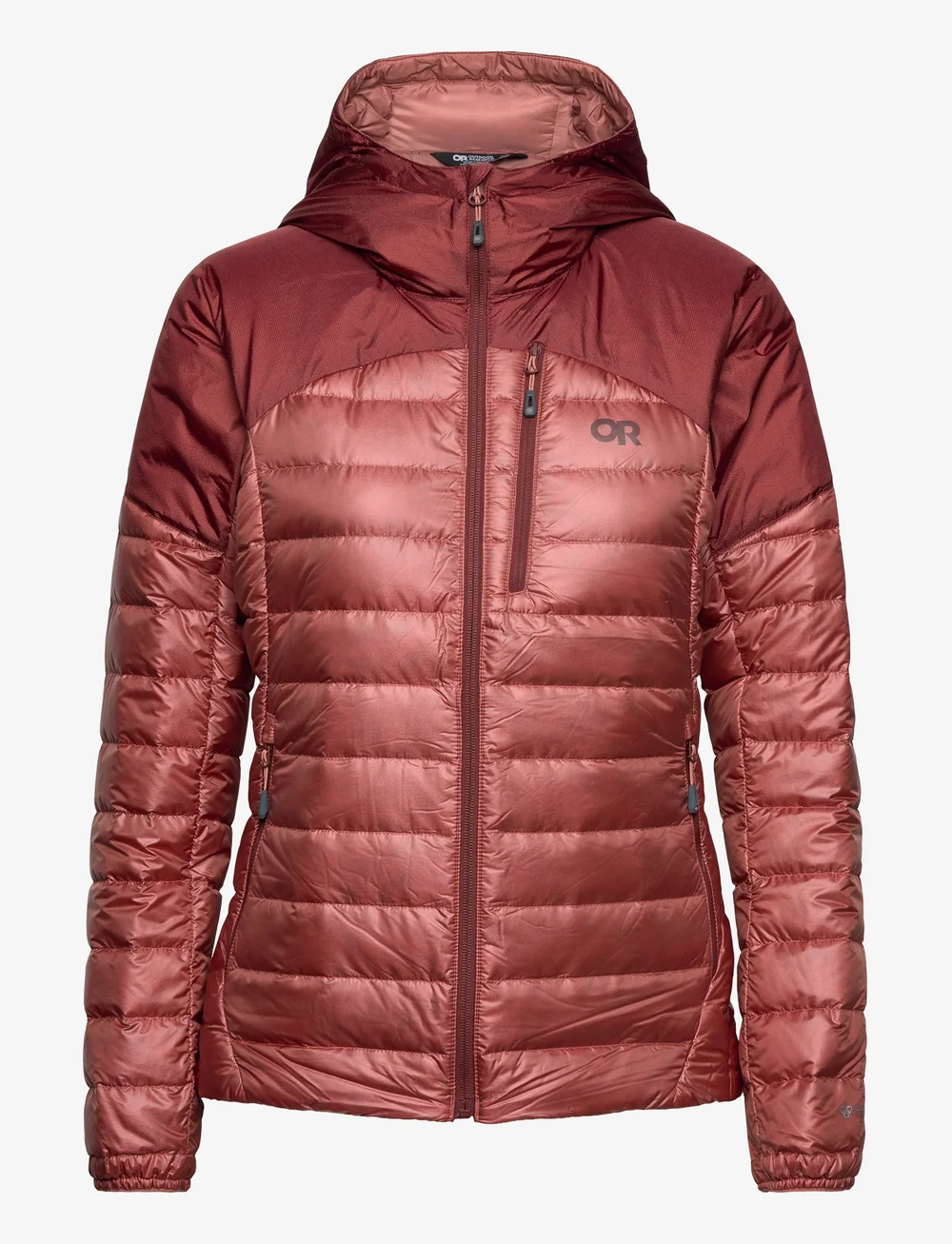 info-1-1 Outdoor Research - W HELIUM DOWN HOODIE - gefütterte & daunenjacken - cinnamon/brick - 0