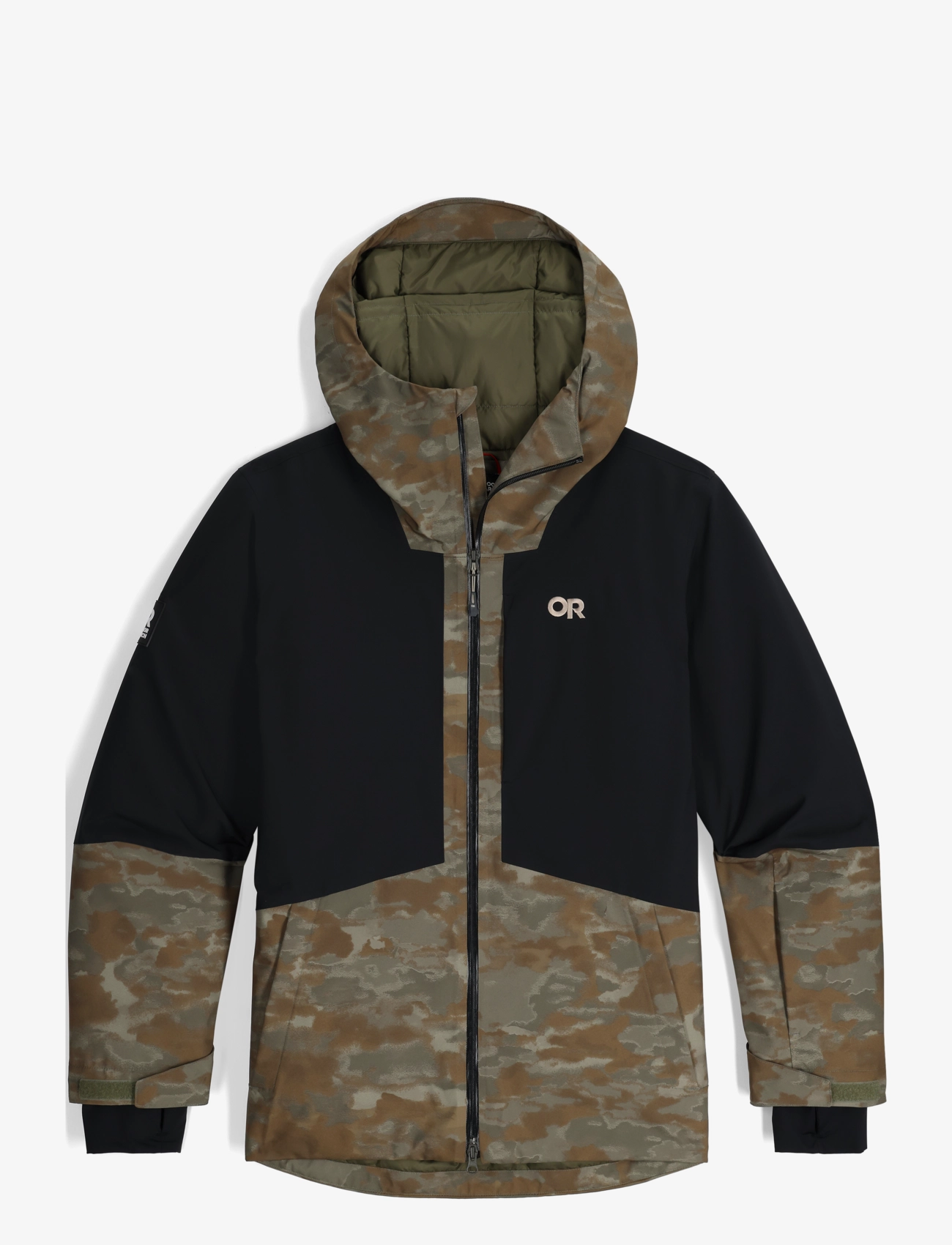 Outdoor Research M SNOWCREW JKT - Jackets - RANG GR CAM/BLK / khaki/green