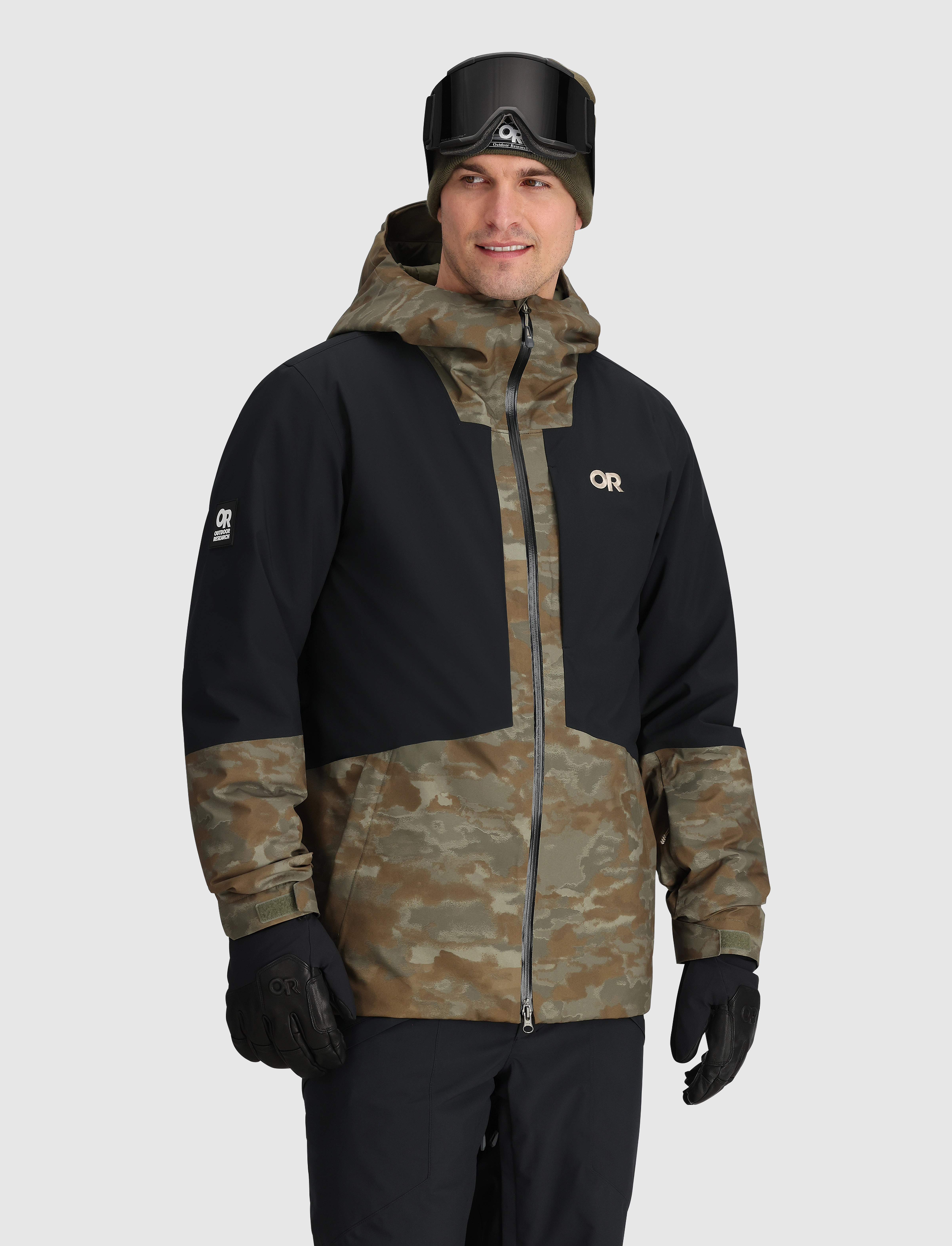 Outdoor Research - M SNOWCREW JKT - outdoor- & regenjacken - rang gr cam/blk - 2