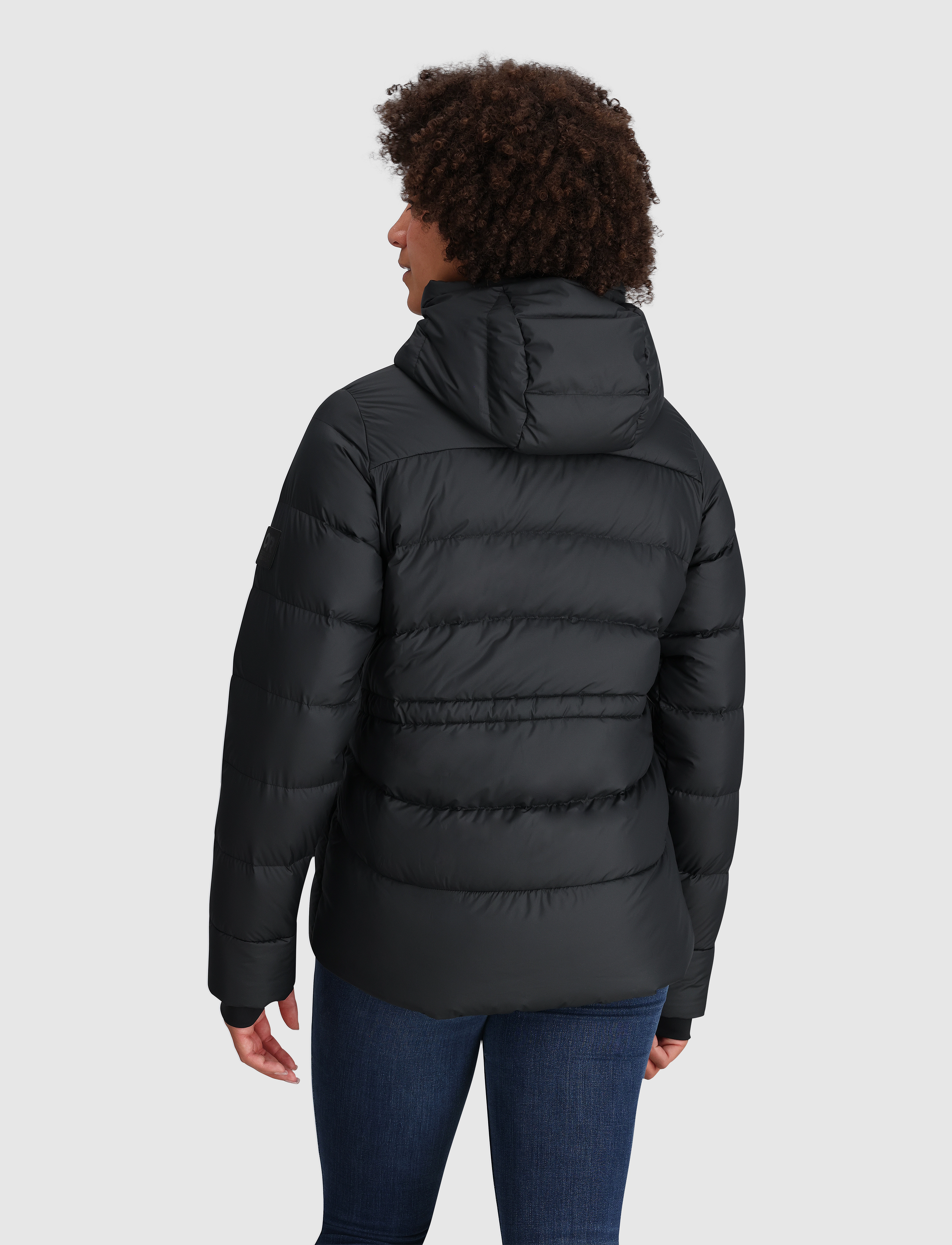 Outdoor Research - W COLDFRONT D HOOD - gefütterte & daunenjacken - solid black - 2