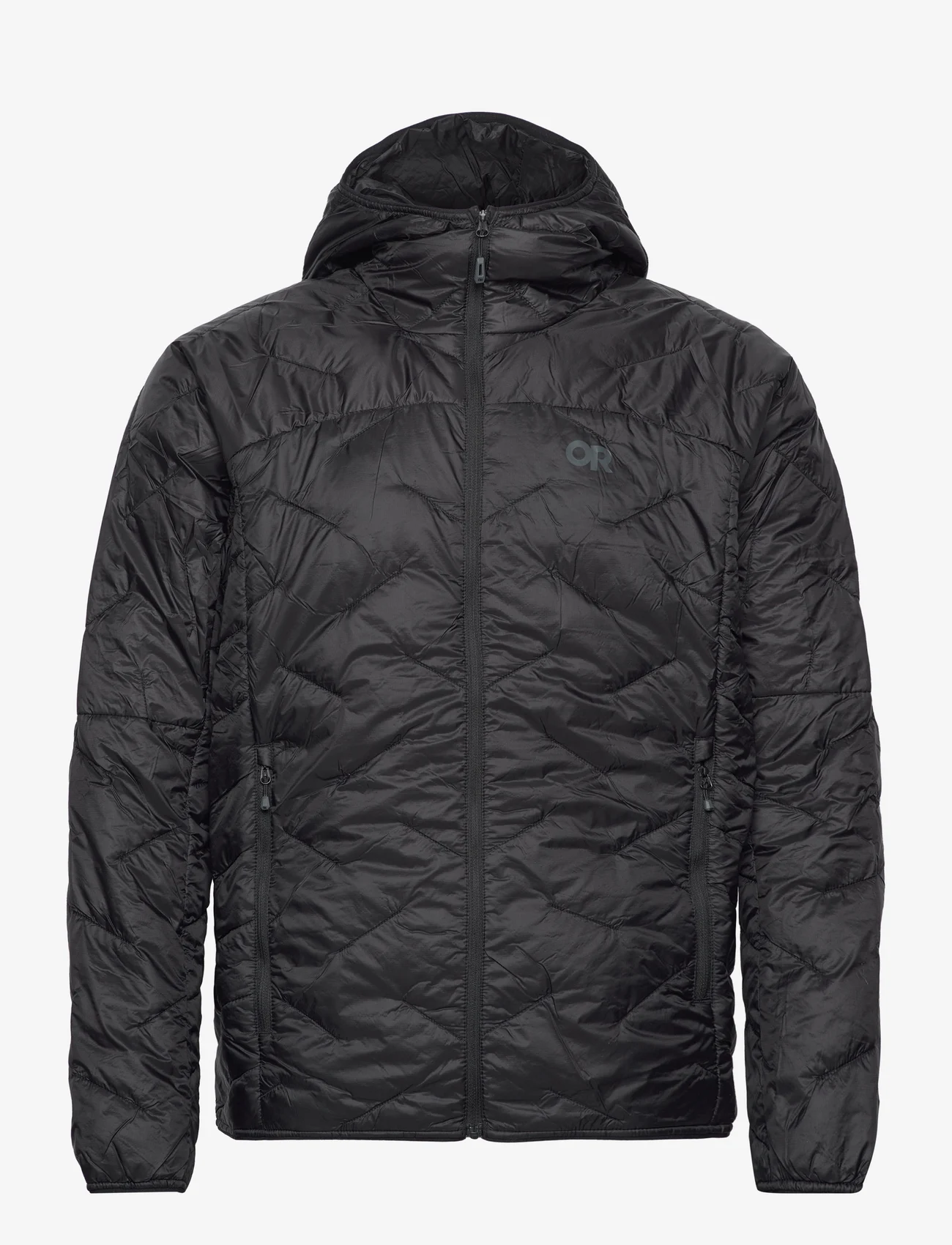 Outdoor Research - M SUPERSTRA LT HOOD - spring jackets - black - 0