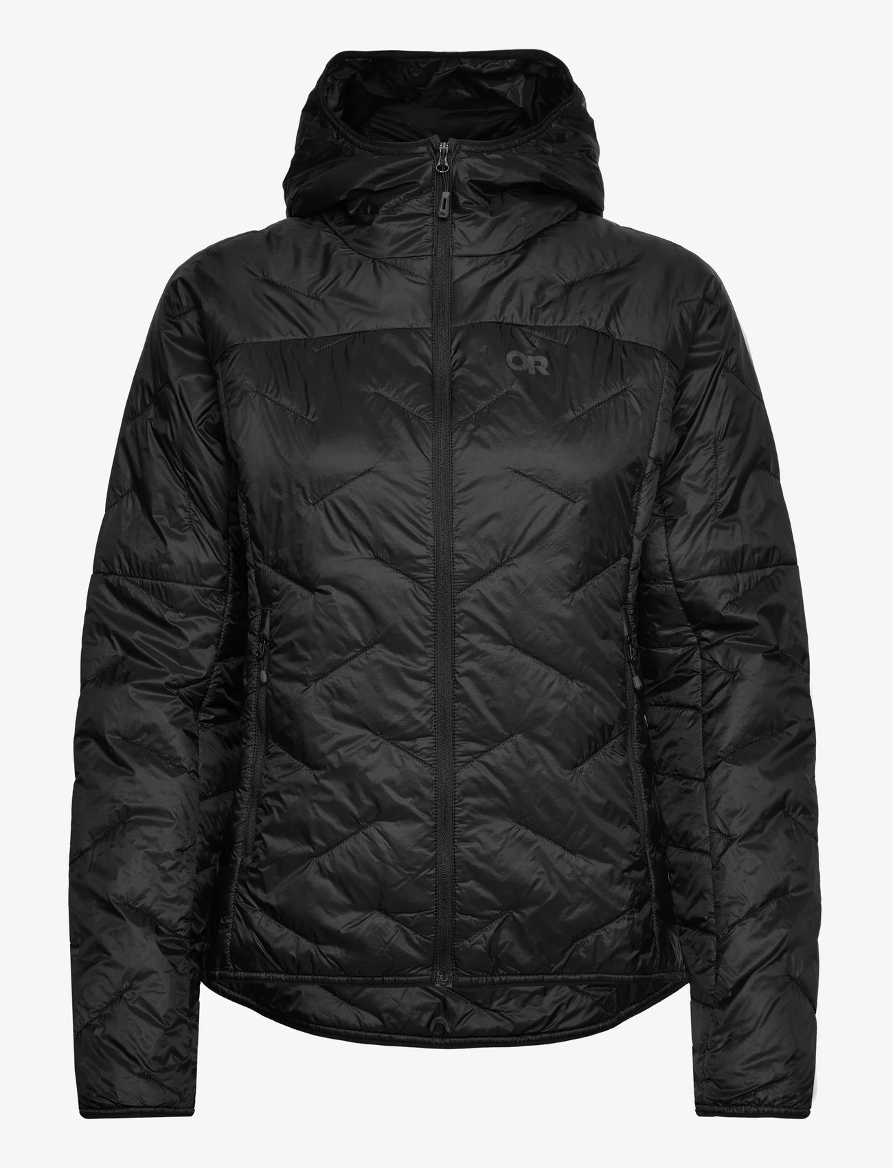 Outdoor Research - W SUPERSTRAN LT HOOD - spring jackets - black - 0
