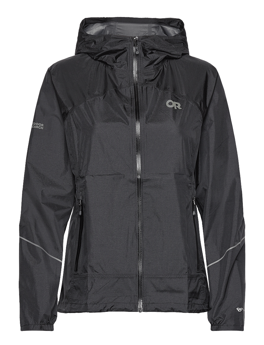 Outdoor Research - W HELIUM RAIN JACKET - vêtements d'extérieur - black - 1