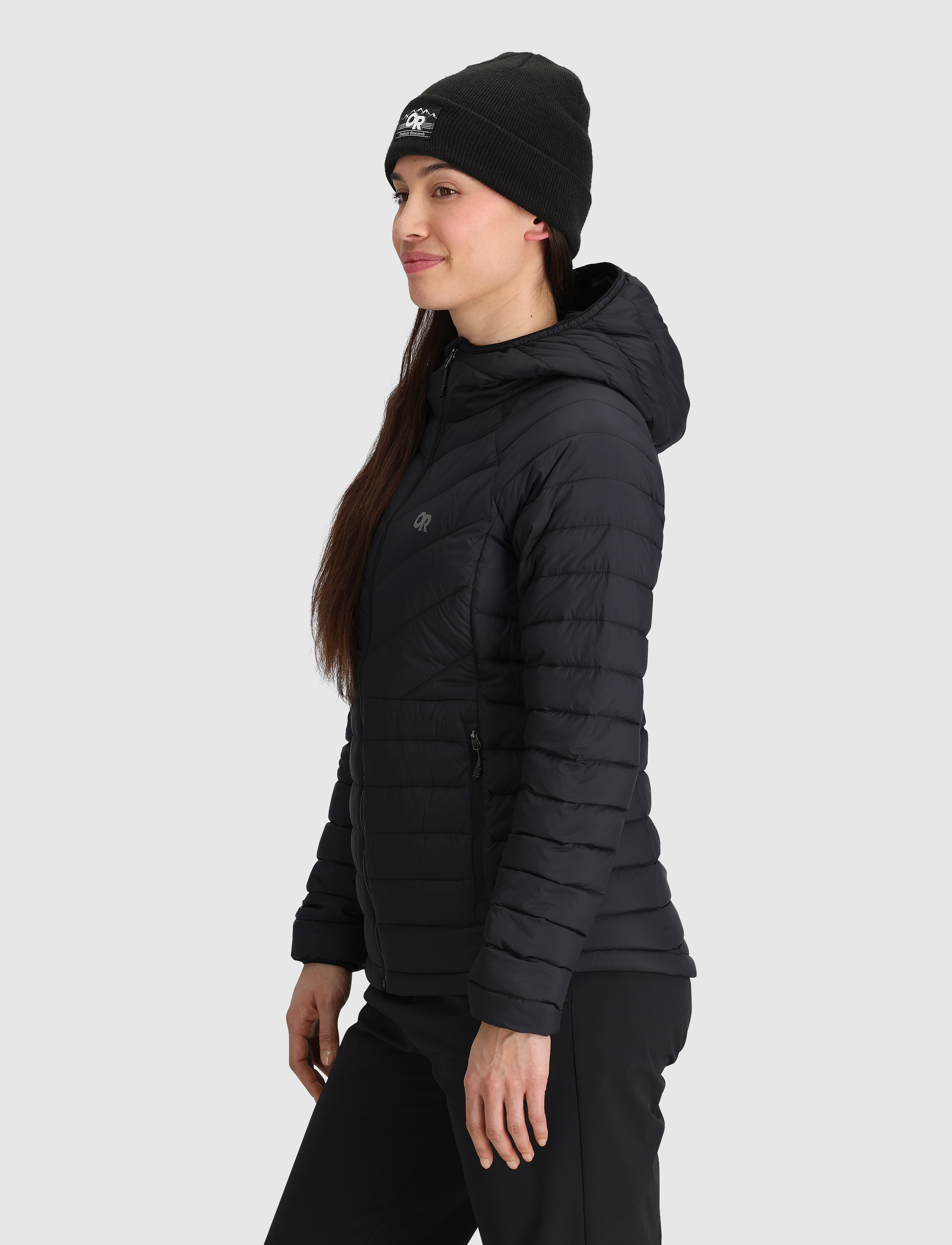 Outdoor Research - W TRANSCENDENT HOOD - dunjakker - black - 5