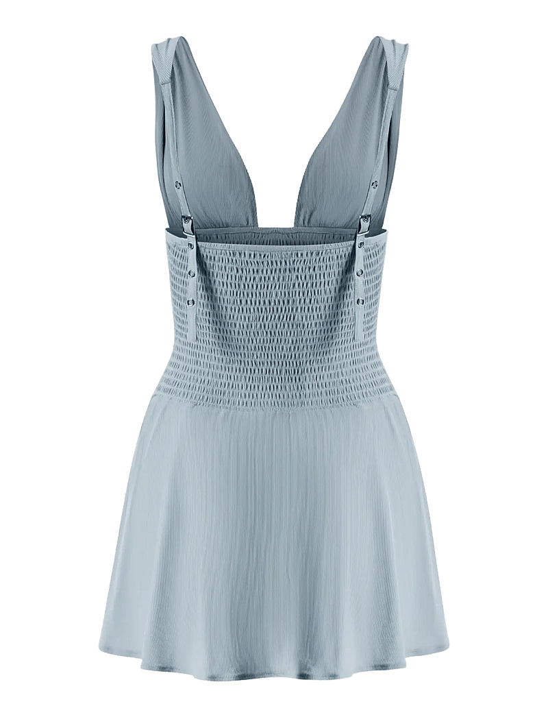 OW Collection - ALBA Mini Dress - short dresses - blue - 2
