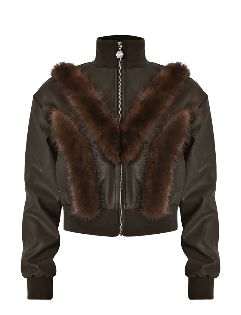 OW Collection - BELA Jacket - frühlingsjacken - brown - 1