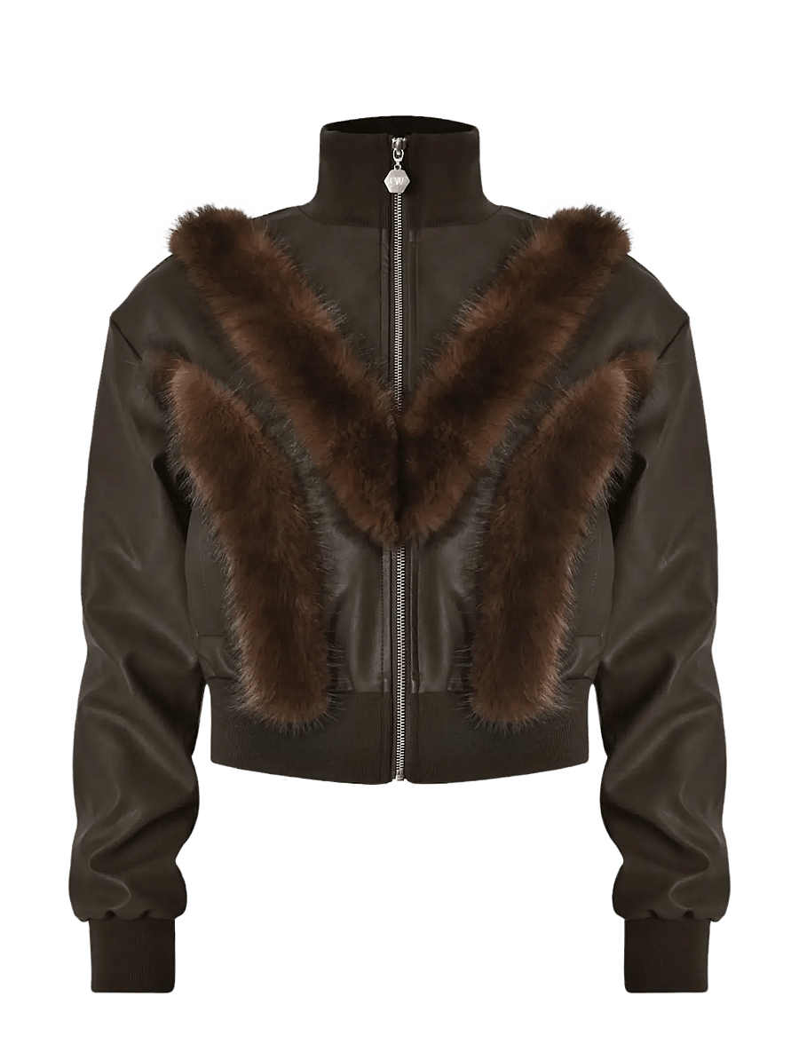 OW Collection - BELA Jacket - vårjackor - brown - 1